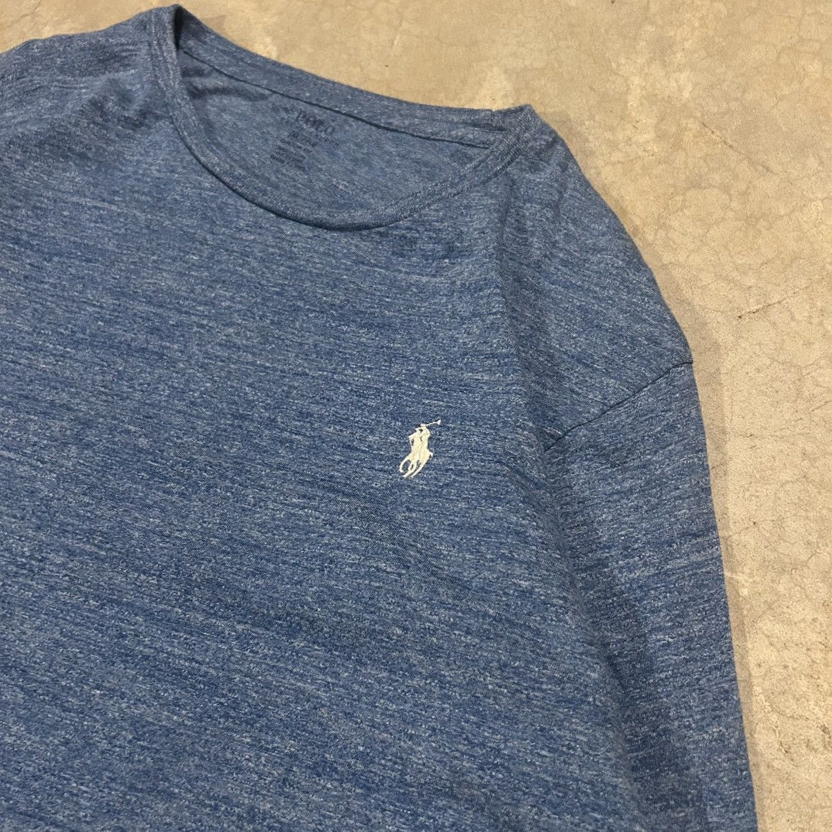 Polo Ralph Lauren × Ralph Lauren Polo Ralph Lauren Embroidered Pony Logo Longsleeve Tee Blue Size US XL / EU 56 / 4 - 3 Thumbnail
