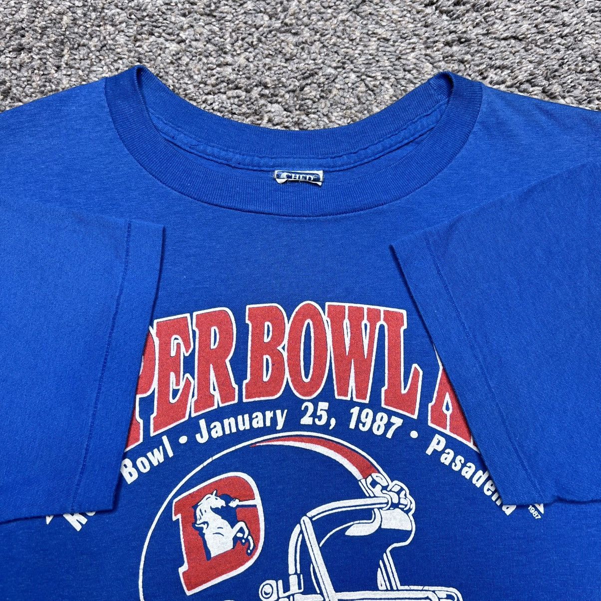 NFL Vintage 1986 NFL Denver Broncos AFC Champions Graphic TShirt Size US L / EU 52-54 / 3 - 3 Thumbnail