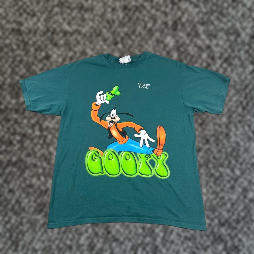 Vintage VINTAGE Sherry Goofy Spellout Graphic T-Shirt Florida Black Adult Large Mens Size US L / EU 52-54 / 3 - 1 Thumbnail