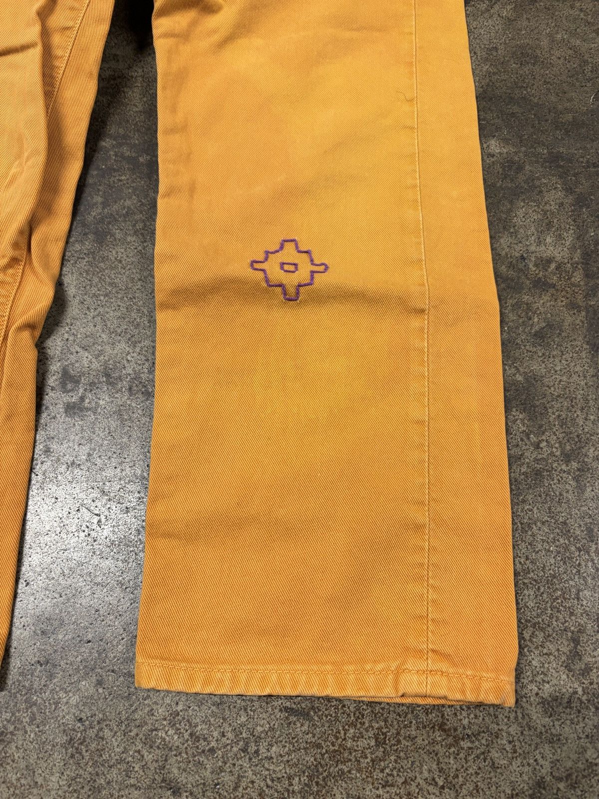 Levi's Levis 517 White Tab Orange Denim Jeans Size US 28 / EU 44 - 2 Thumbnail