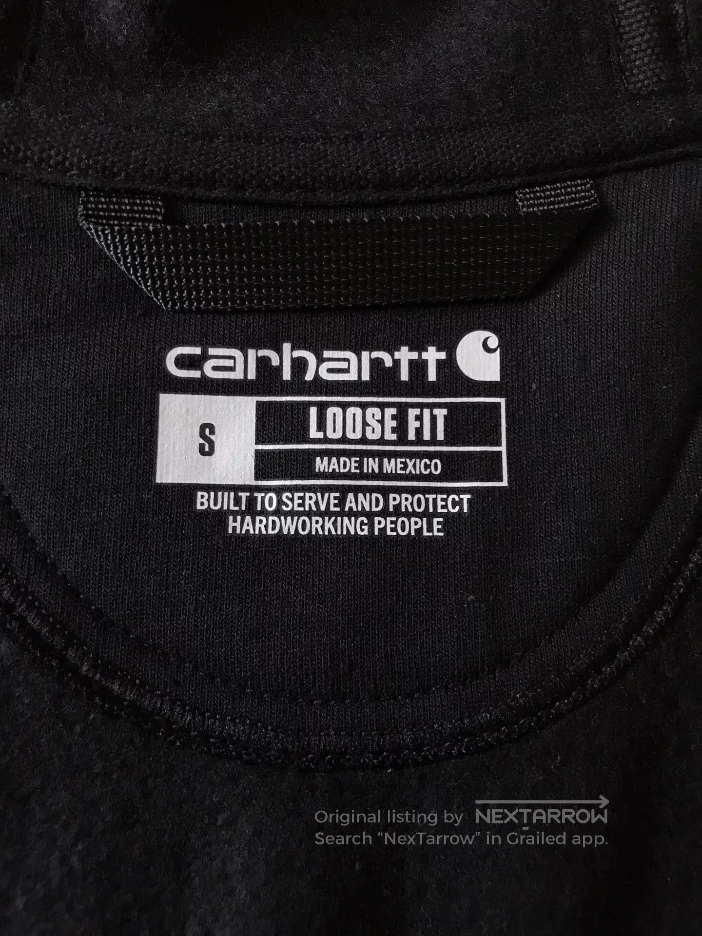 Carhartt Carhartt K122 Black Hooded Zip Sweatshirt. Size US S / EU 44-46 / 1 - 6 Thumbnail