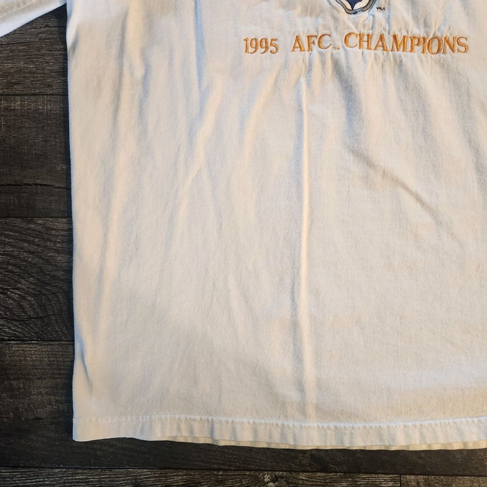 LeSportsac VINTAGE Steelers T Shirt Tee Mens XL 1995 AFC Champs Made In USA Shirt Size US XL / EU 56 / 4 - 3 Thumbnail