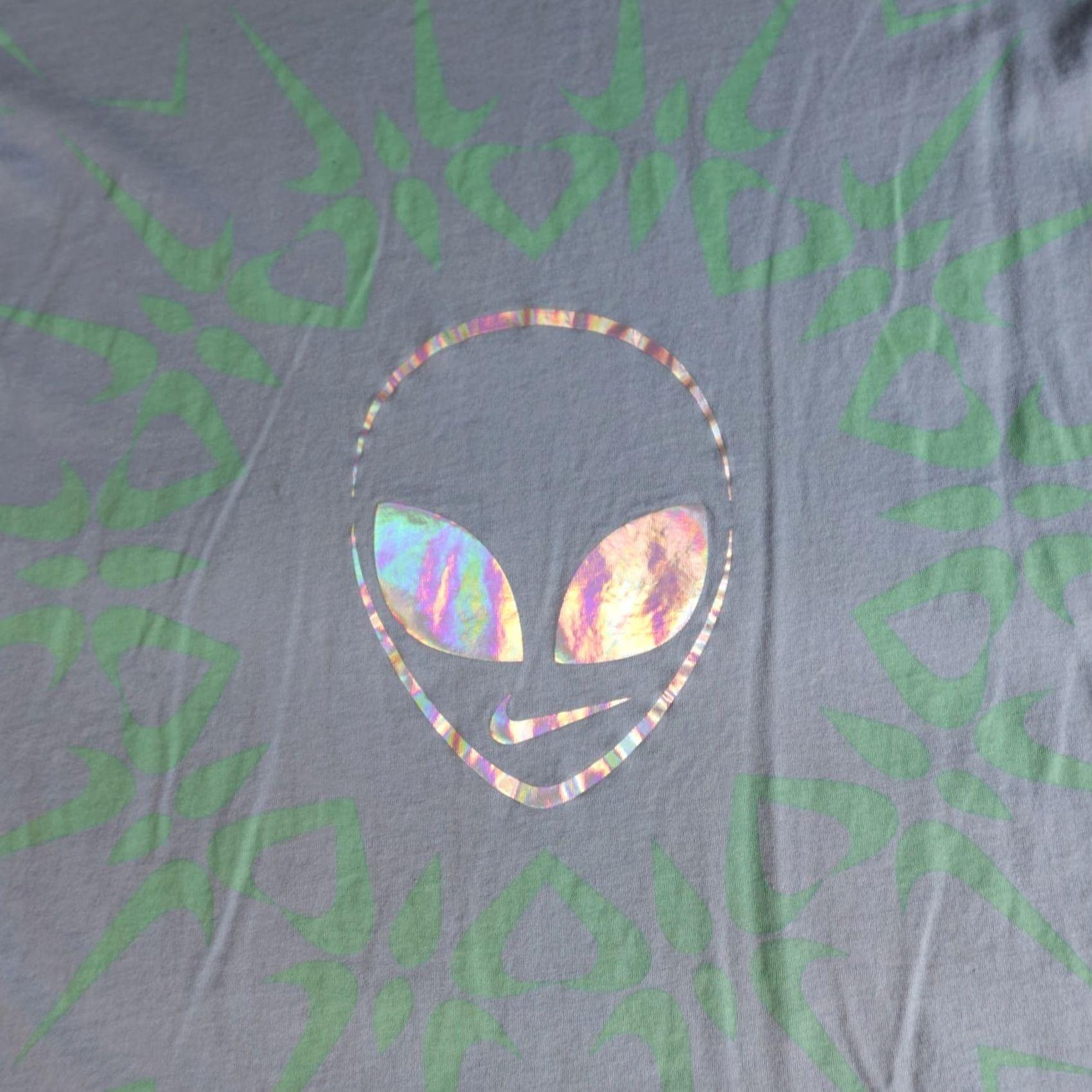 Nike Nike Shirt Large Blue Alien All Over Print CT7051 Size US L / EU 52-54 / 3 - 2 Thumbnail