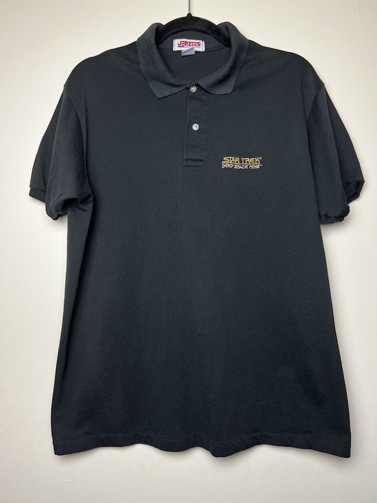 Vintage Vintage 1990's Star Trek: Deep Space Nine Polo Shirt Size US L / EU 52-54 / 3 - 2 Thumbnail