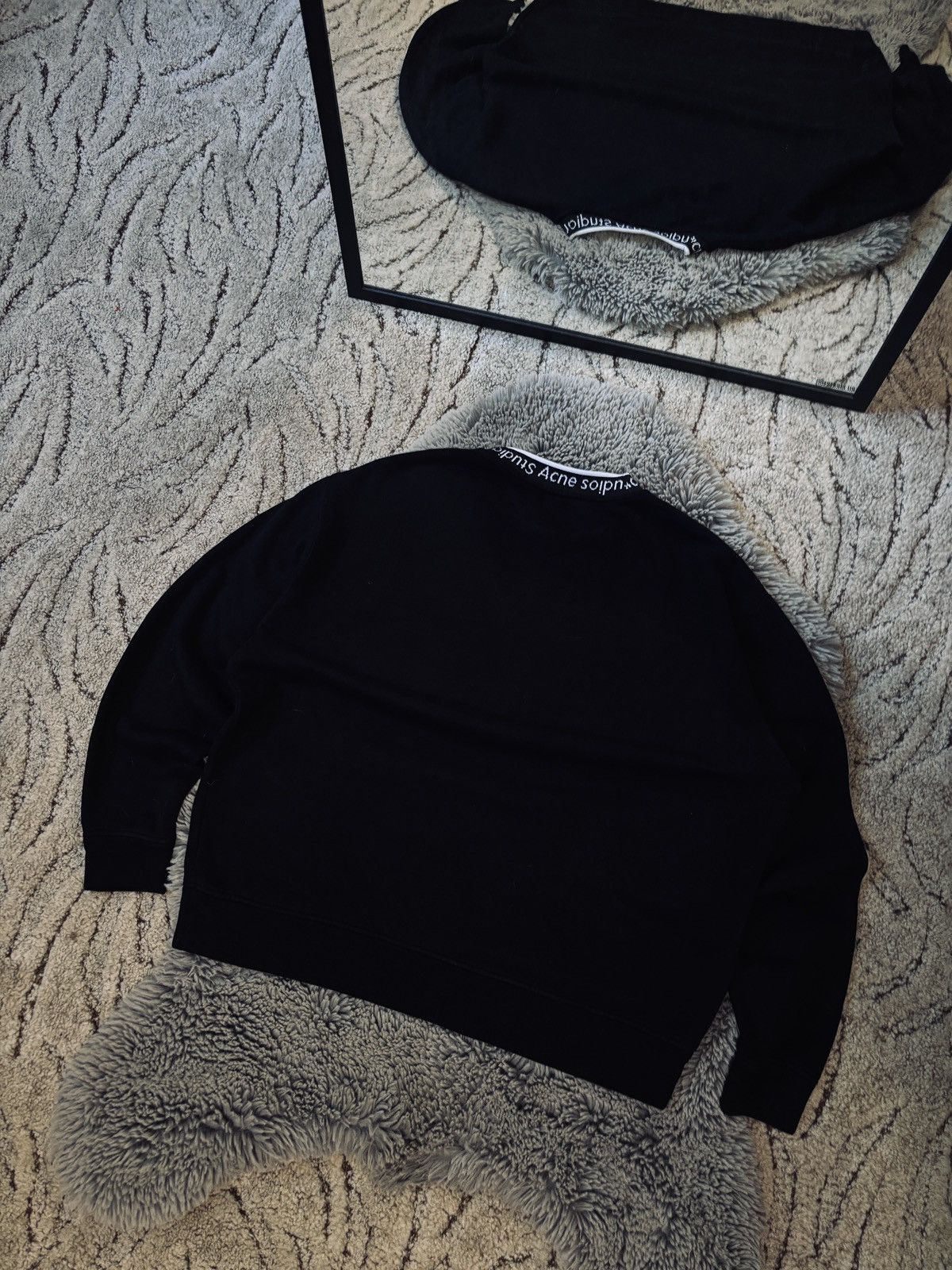 Acne Studios Acne Studios Logo Ribbed Oversized Sweatshirt Size US S / EU 44-46 / 1 - 3 Thumbnail