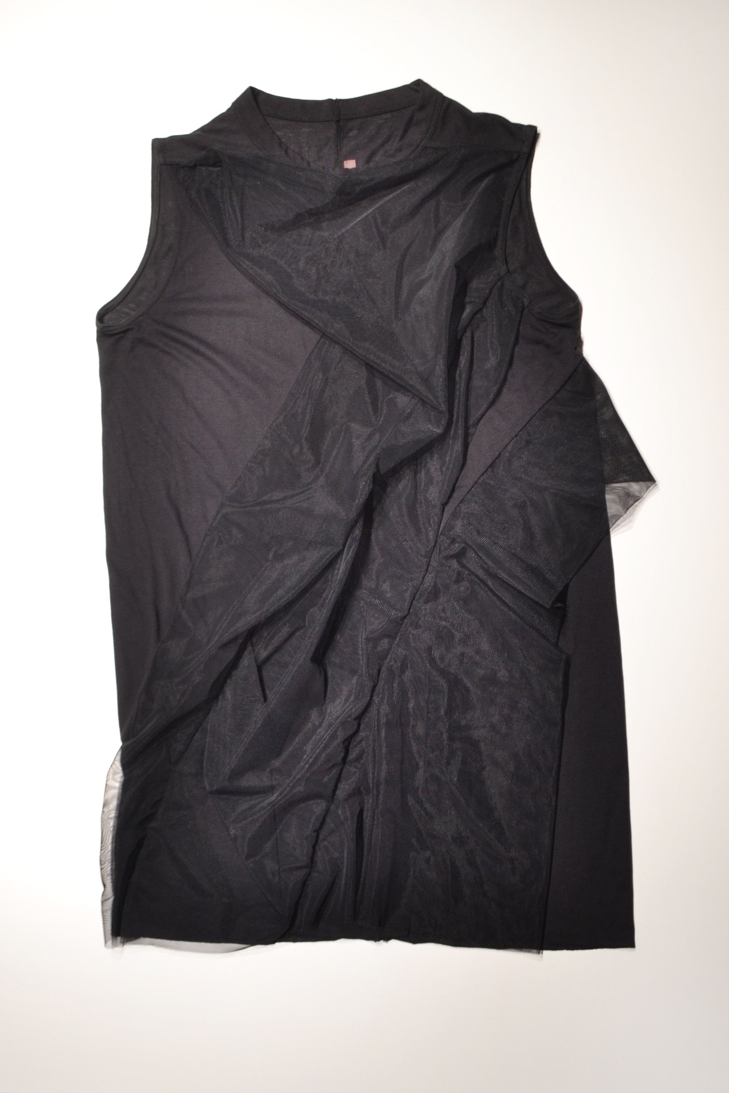 image of Rick Owens Lilies Rick Owens Black Lilies Tank Top, Women's (Size Medium)