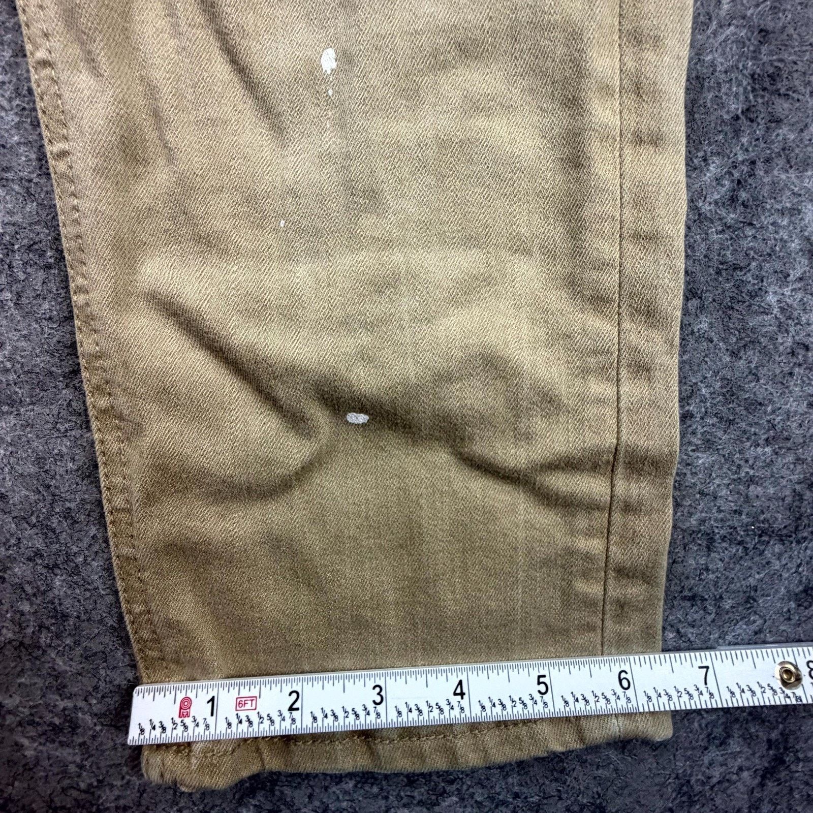 Guess Guess Jeans 32 Beige Slim Tapered Streetwear Paint Grunge Size US 32 / EU 48 - 8 Thumbnail
