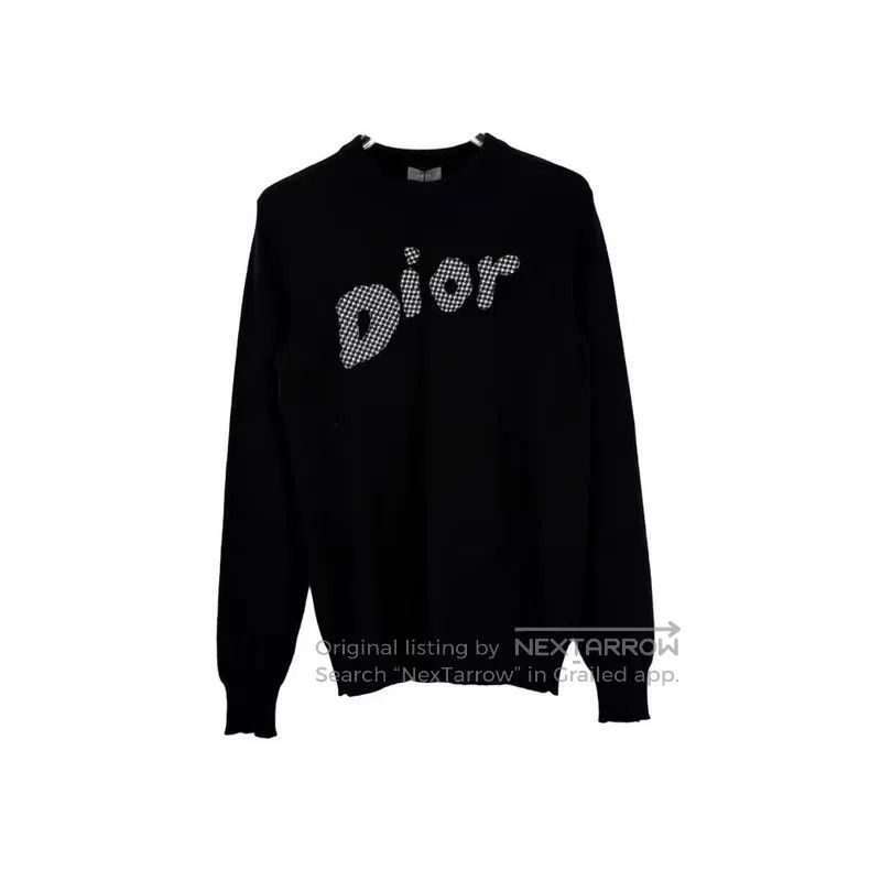 Dior Dior Black letter logo wool cashmere sweater Size US XS / EU 42 / 0 - 1 Thumbnail
