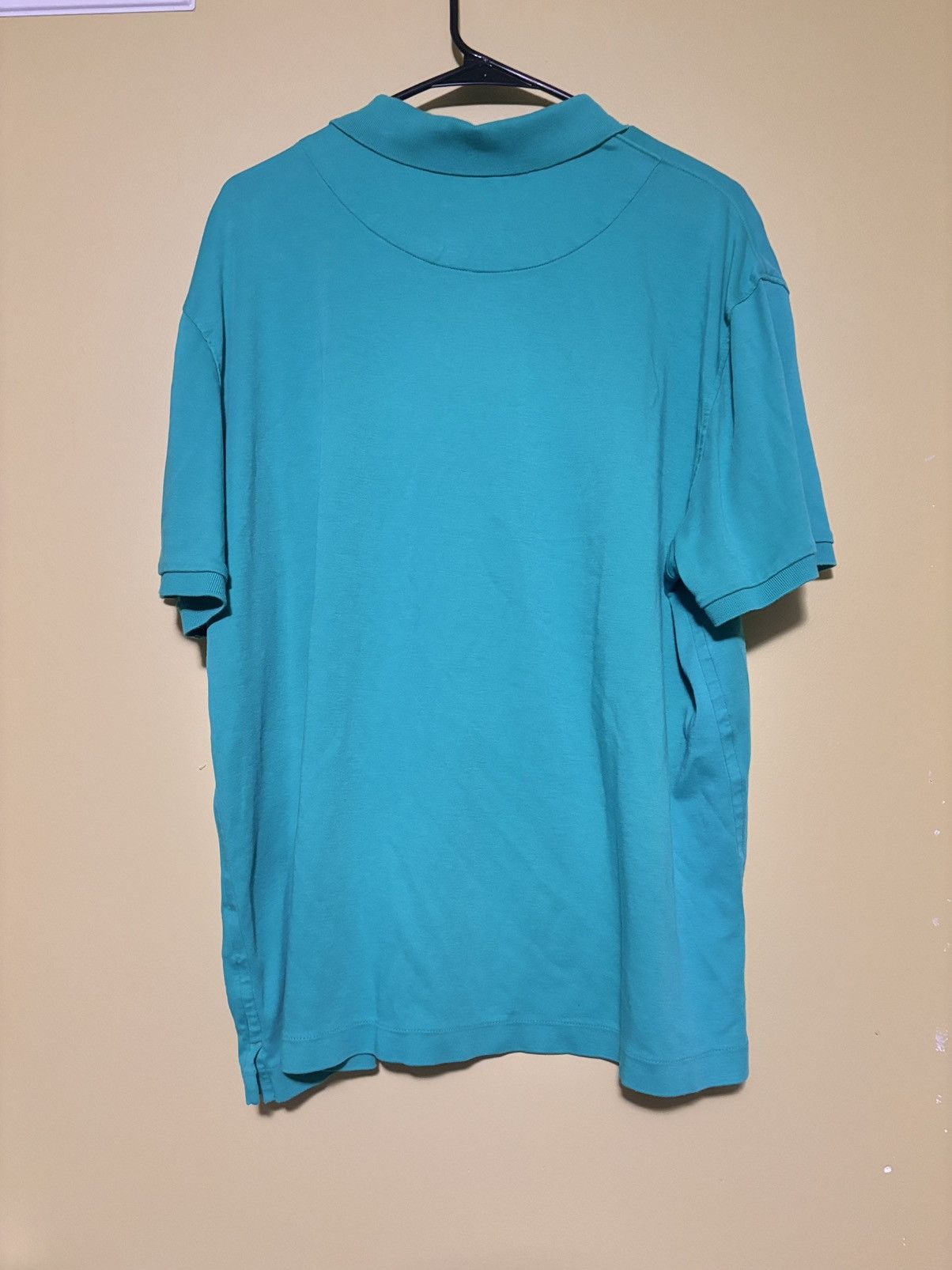 Banana Republic Banana Republic Mens Luxury Touch Cotton Polo Teal XL Size US XL / EU 56 / 4 - 3 Thumbnail