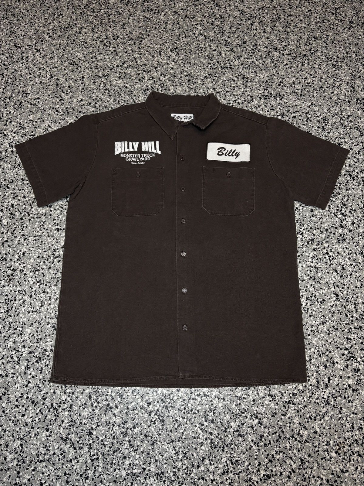 Billy Hill 2023 Billy Hill Brown Mechanic Button Up Shirt Size 1 Size US L / EU 52-54 / 3 - 1 Thumbnail