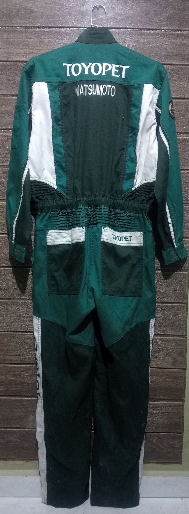 Japanese Brand Vintage '90s Toyota Toyopet Racing Coverall Size US 34 / EU 50 - 6 Thumbnail