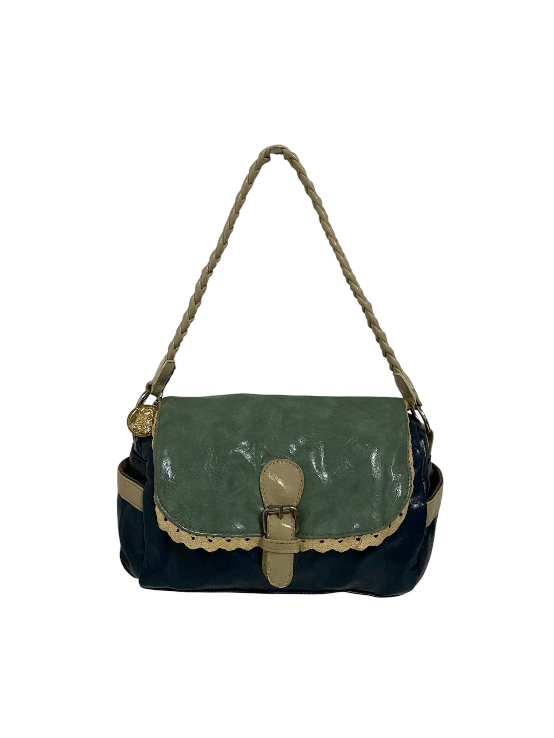 Leather Vintage Shoulder Leather Bag Size ONE SIZE - 1 Thumbnail