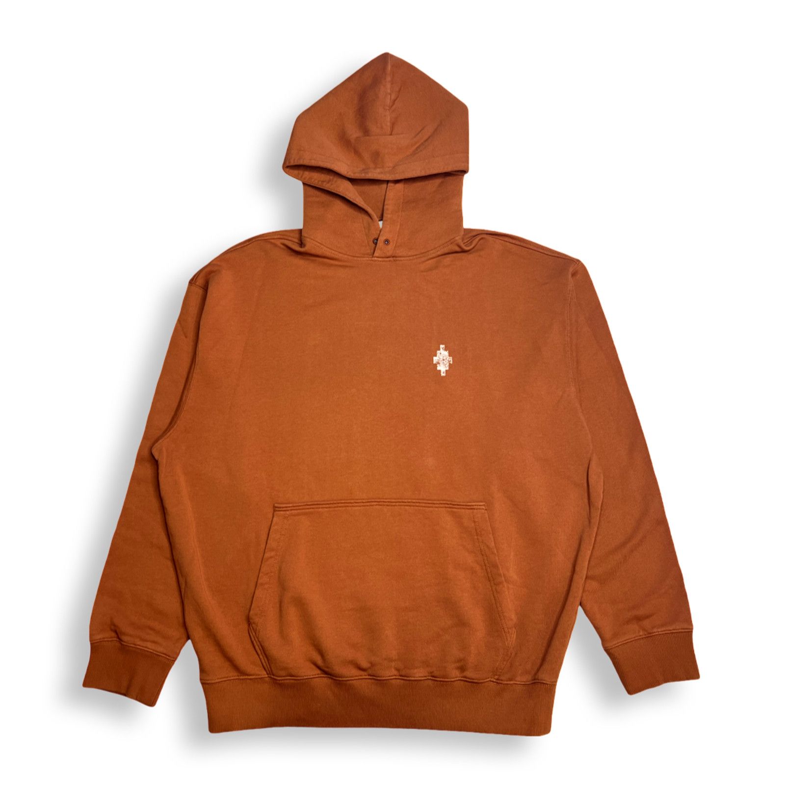 Marcelo Burlon Marcelo Burlon County of Milan Burnt Orange Cross Hoodie Size US M / EU 48-50 / 2 - 1 Thumbnail
