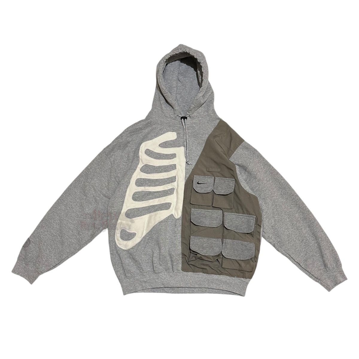 Nike Nike Hoodie Vest Skeleton series “Lavr” 595 Reworked Hoodie Size US L / EU 52-54 / 3 - 2 Thumbnail