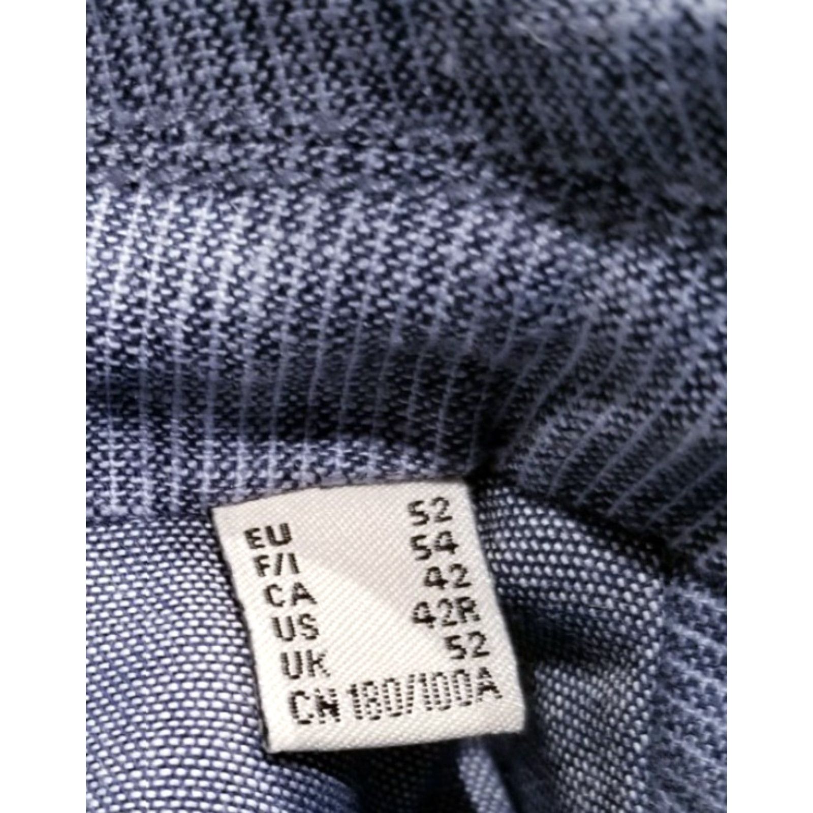 Vintage Mexx Sport Coat Shirt 42R Blue Linen Tweed Notch Lapel Single-Breasted Two-Button 4-Button Sleeve Vented Men Jacket Regular Size 42R (Blue) Size US XS / EU 42 / 0 - 6 Thumbnail