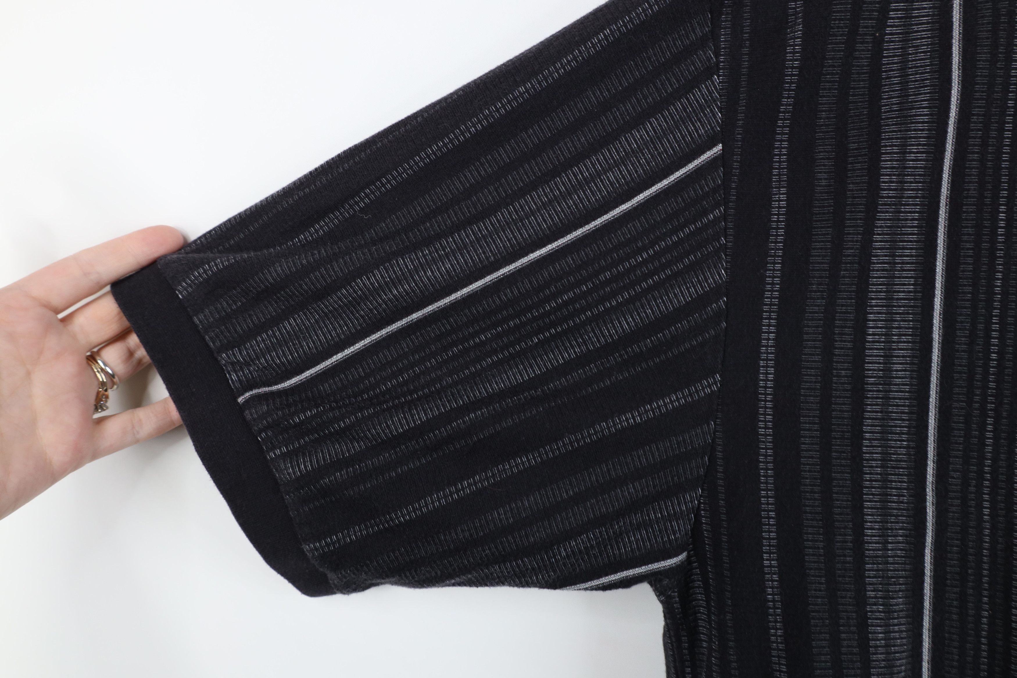 Vintage Vintage 90s Streetwear Collared Pullover Polo Shirt Black Size US XL / EU 56 / 4 - 4 Thumbnail