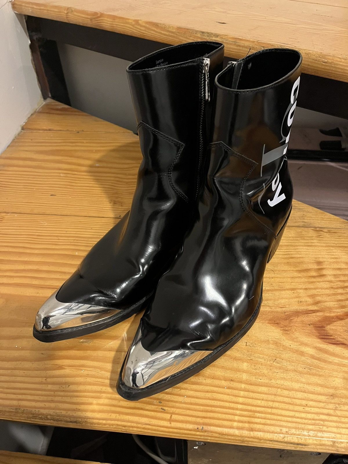 Calvin Klein 205W39NYC Raf Simons x CK COWBOY Boot Size US 11 / EU 44 - 3 Thumbnail
