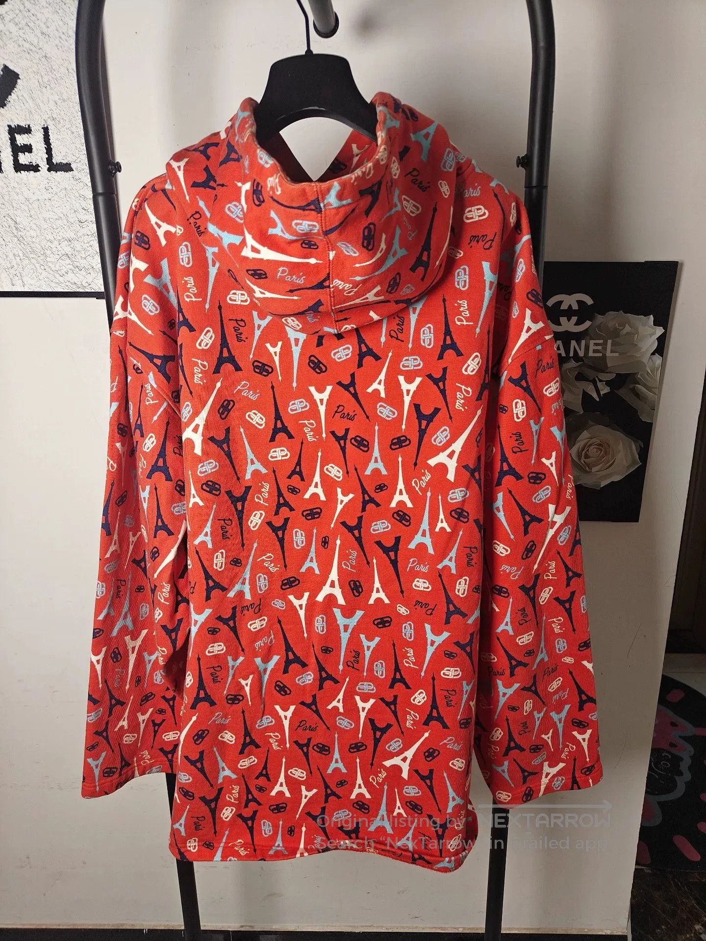 Balenciaga Balenciaga Sweatshirt with Paris Print. Size US M / EU 48-50 / 2 - 2 Thumbnail