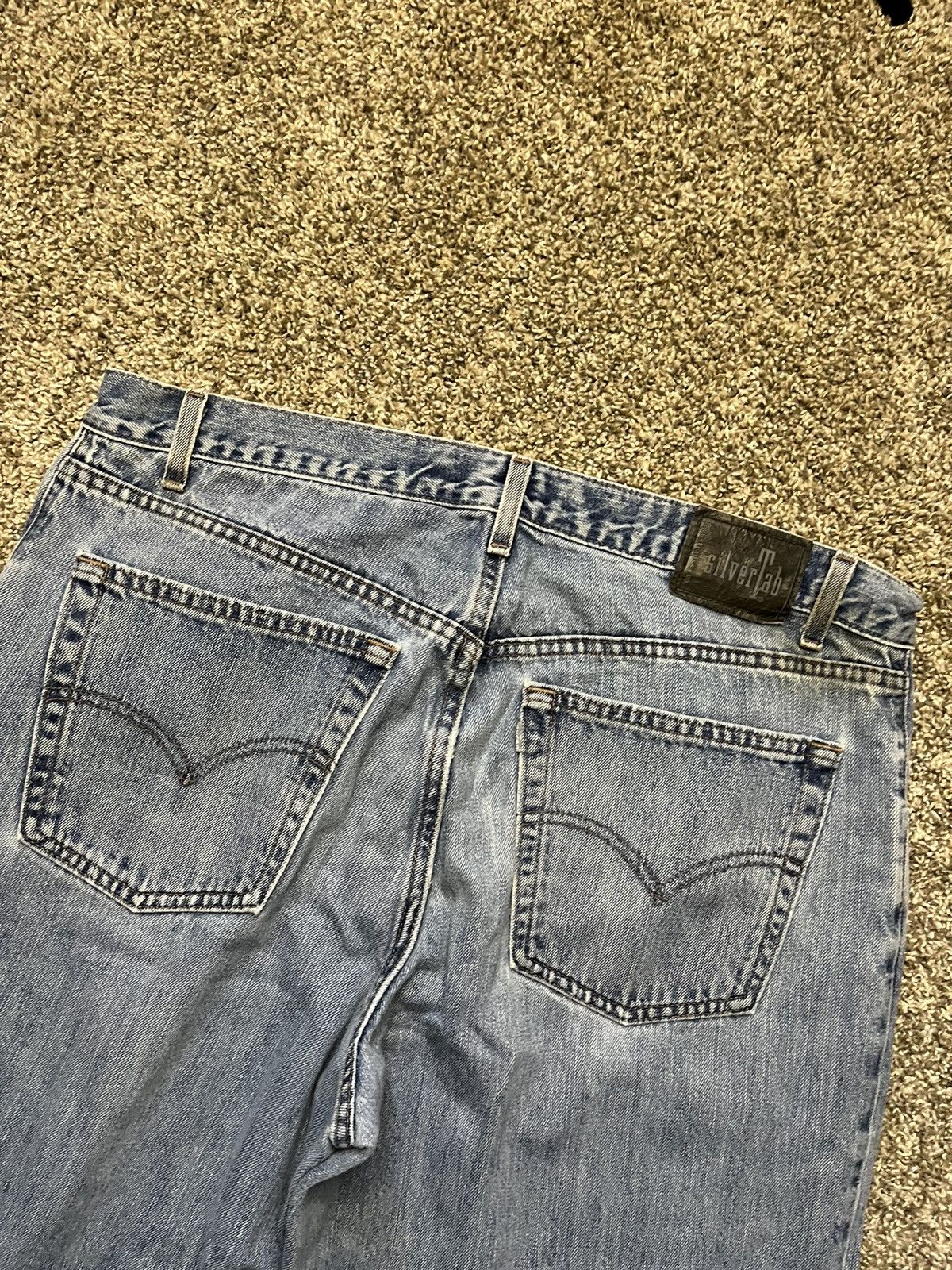 Vintage 90s Levis Silvertab Baggy Skater Jeans 36x32