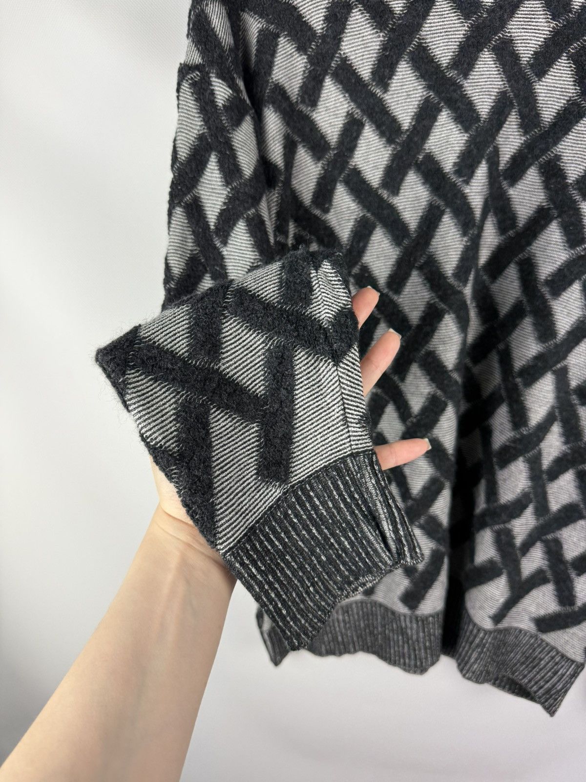 Carlo Colucci Carlo Colucci Cotton Wool Knitted Crewneck Sweater Pullover Size US XL / EU 56 / 4 - 9 Thumbnail