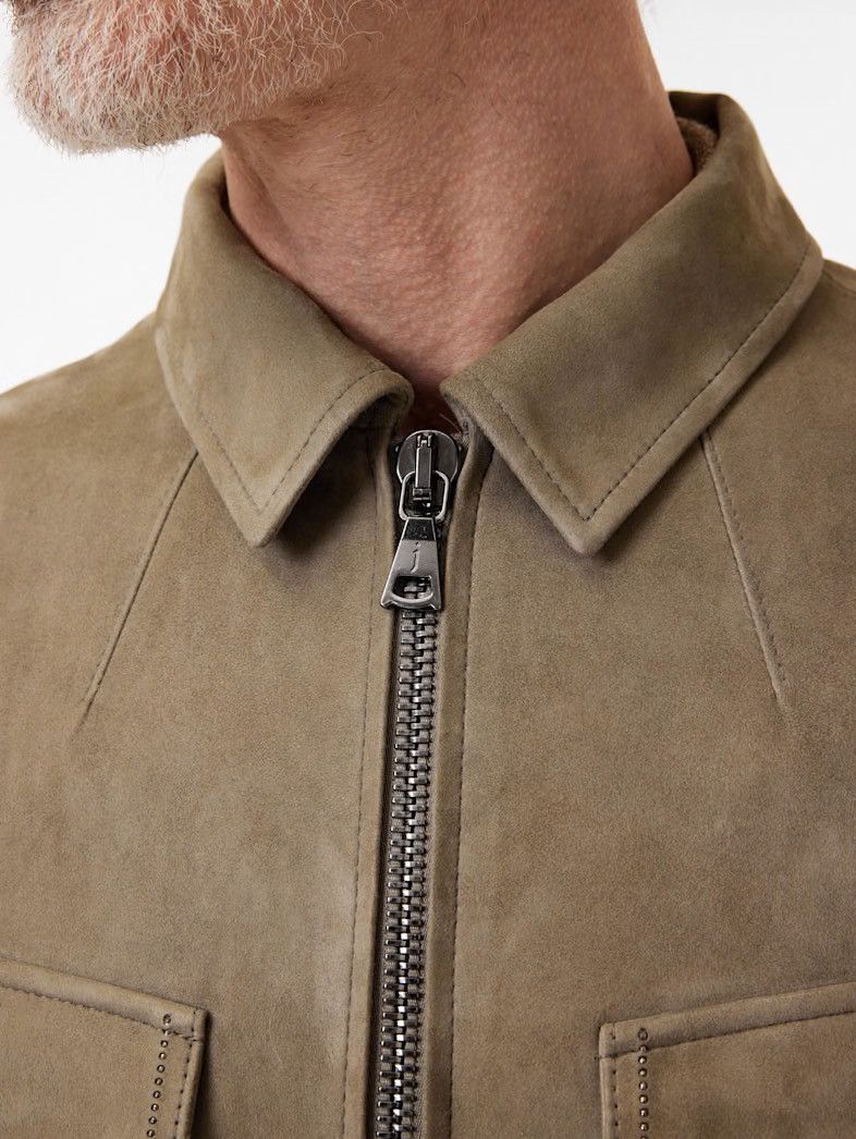 John Varvatos Grendale Suede Jacket EU 48 USA 38 Size US M / EU 48-50 / 2 - 8 Thumbnail