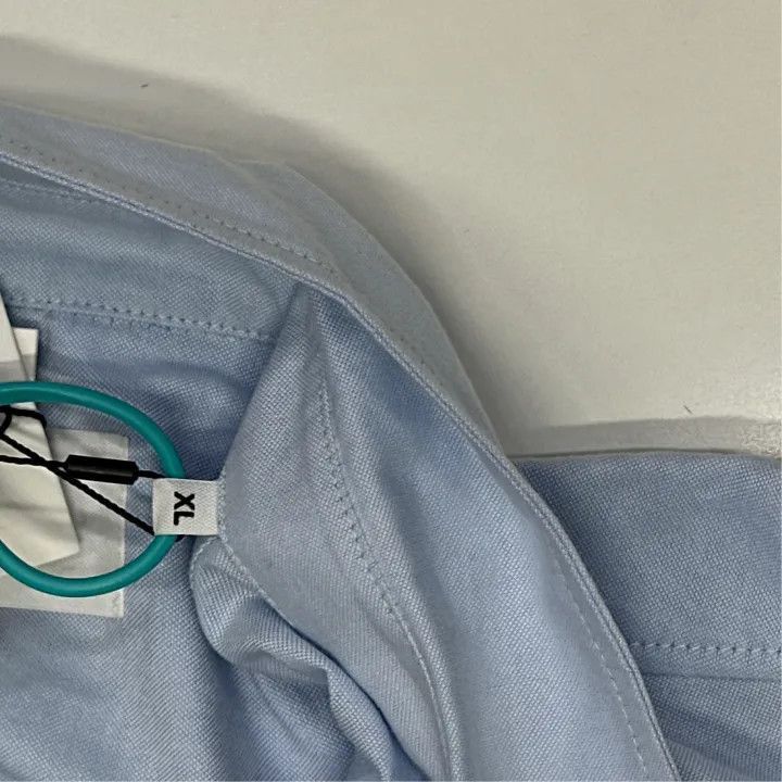 AMI AMIPARIS Sky Blue Short Sleeve Shirt -2507 Size US XL / EU 56 / 4 - 4 Thumbnail
