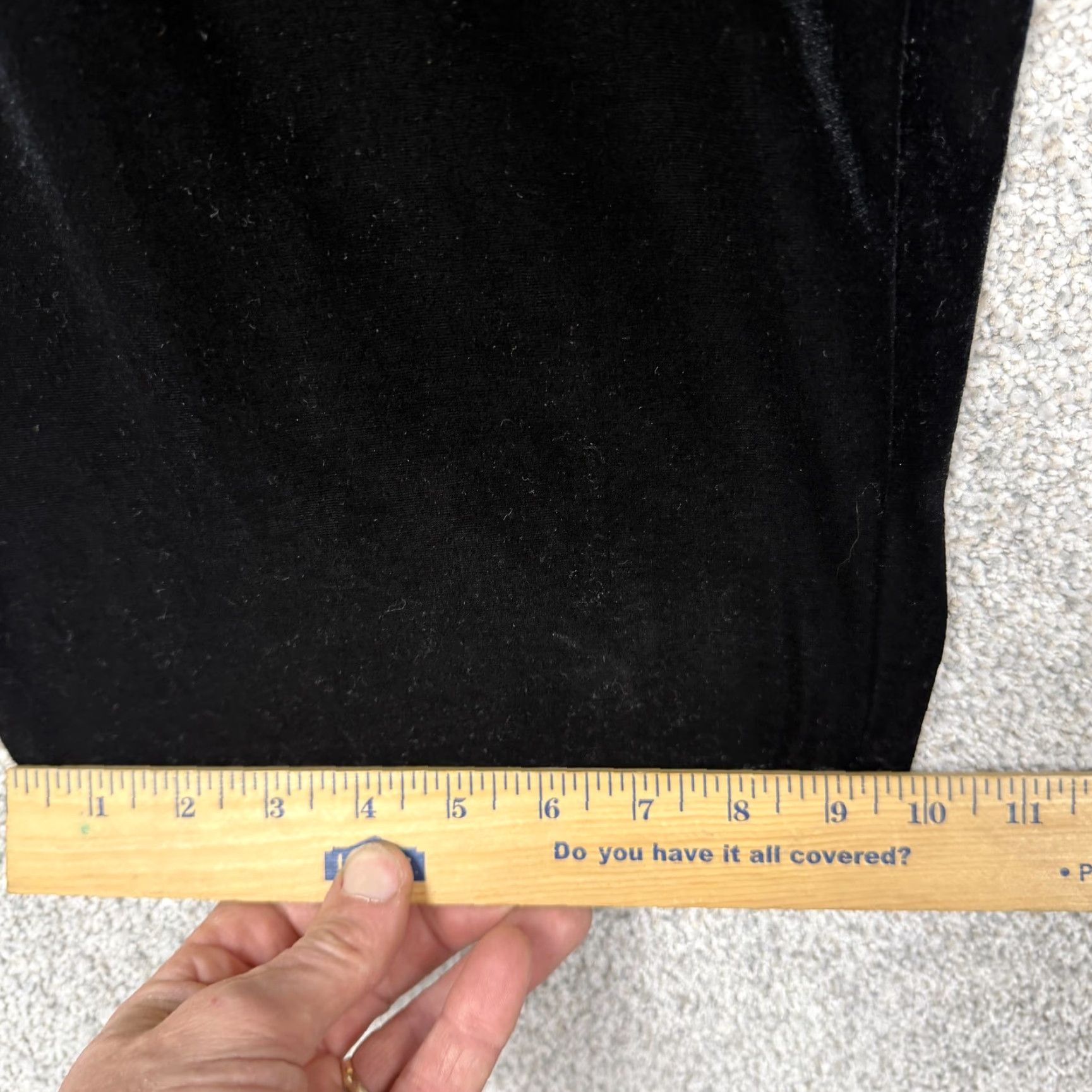 Vintage VINTAGE K&K Originals Dress Pants Womens 18W 35x28.5 Black Velvet Gothic USA Dress Pants Womens Plus Size 18W Black Velvet 90s Gothic Vintage Size 40" / US 18 - 3 Thumbnail