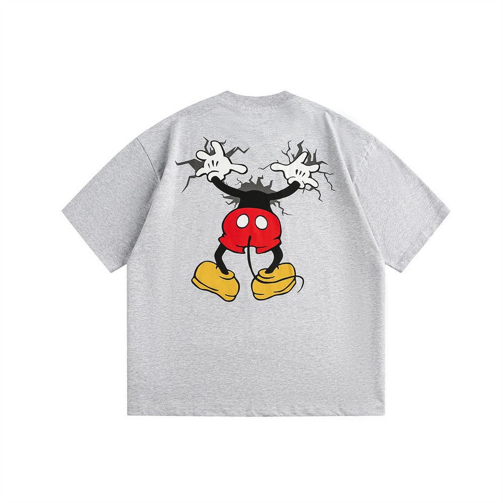 Japanese Brand × Vintage Fun Mickey cartoon print short-sleeved T-shirt casual loose Size US M / EU 48-50 / 2 - 1 Thumbnail