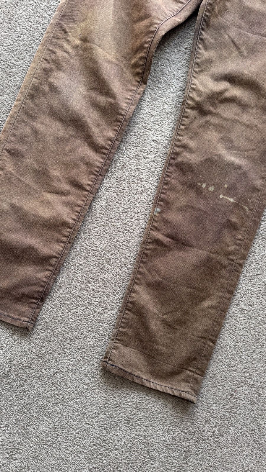 Japanese Brand Carhartt Klondike Crazy Jeans Y2K Mudwash LGB if6was9 vibe Size US 29 - 6 Thumbnail