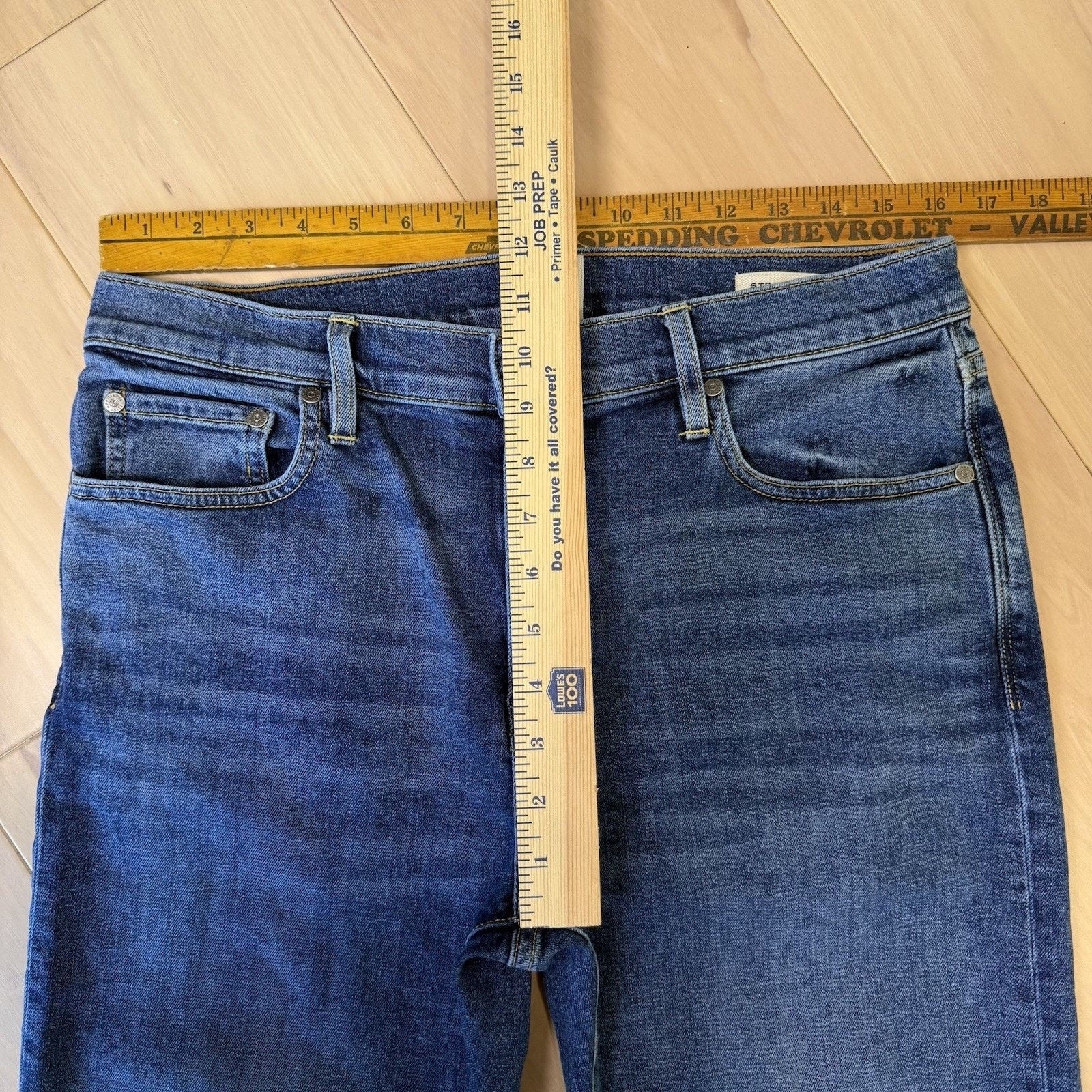 Flint And Tinder Flint and Tinder Straight Jeans 32 Medium Wash Made in USA Size US 32 / EU 48 - 6 Thumbnail