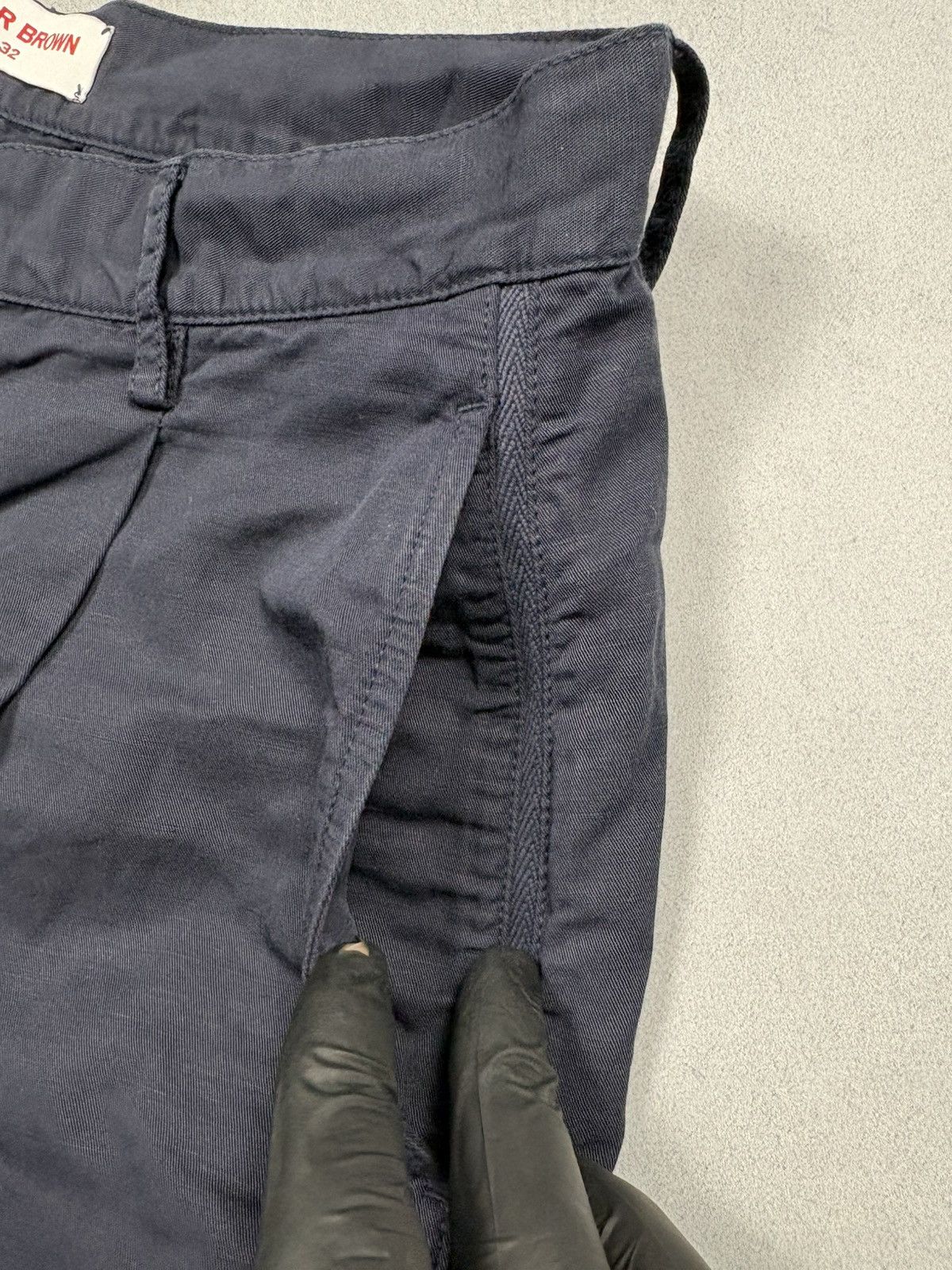 Orlebar Brown Orlebar Brown Tailored Shorts Navy Linen Cotton Portugal 32 Size US 32 / EU 48 - 6 Thumbnail