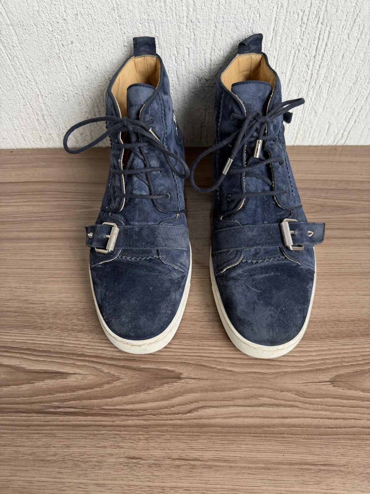 Christian Louboutin Suede nono strap flats sneaker Size US 9 / EU 42 - 5 Thumbnail