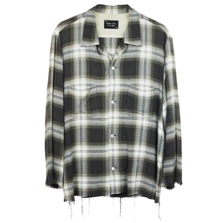 image of Number N Ine x Takahiromiyashita The Soloist Number (N)Ine Aw05 "the High Streets" Flannel Shirt (S