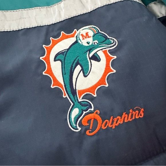 Pro Player Vintage NFL Dolphins “Pro Player” 90’s Puffer Team Reversibl Size US M / EU 48-50 / 2 - 9 Thumbnail