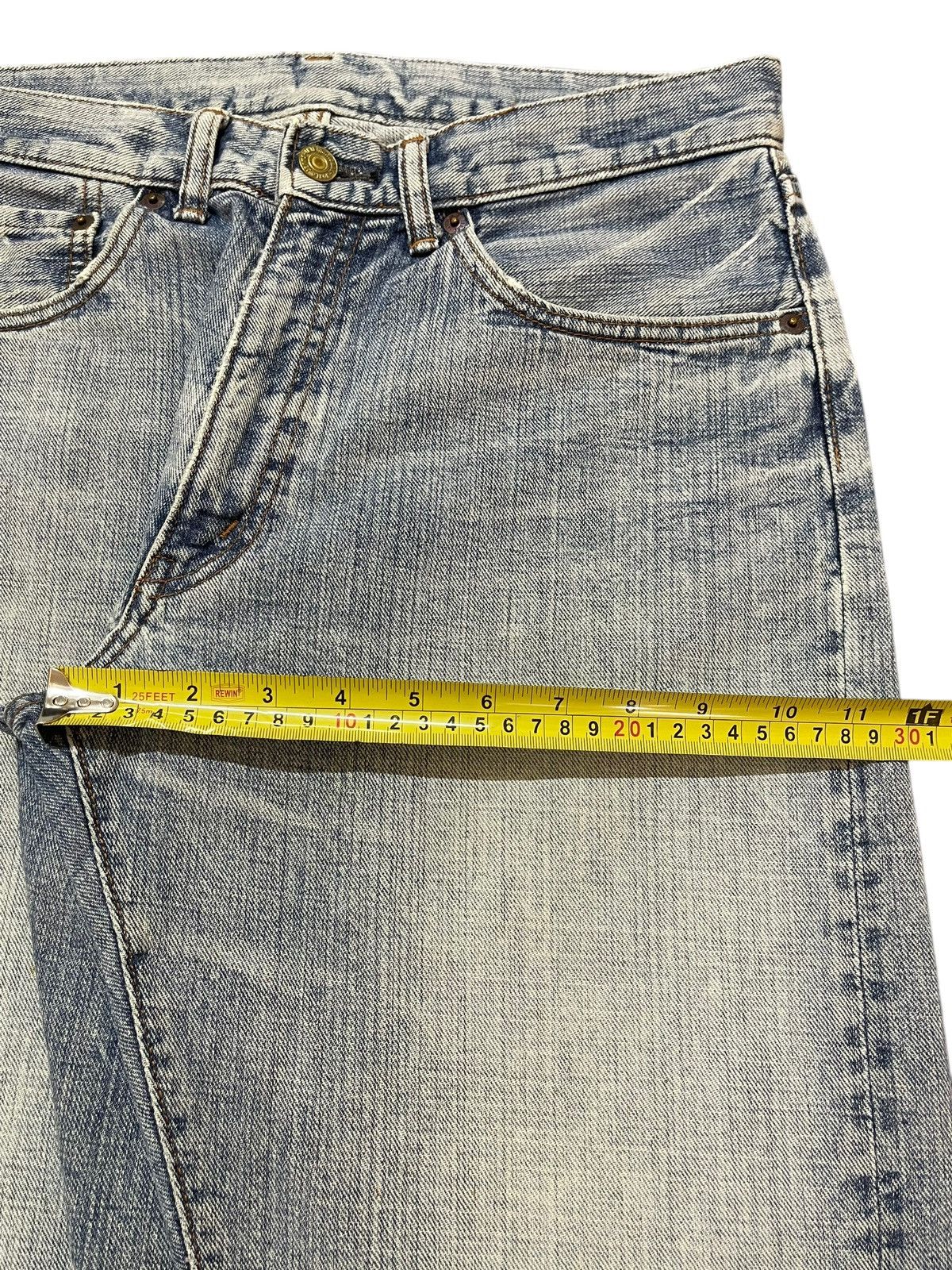 JNCO Vintage Y2K Japanese Brand Blue Faded Wash Wide Leg Baggy Size US 30 / EU 46 - 14 Thumbnail