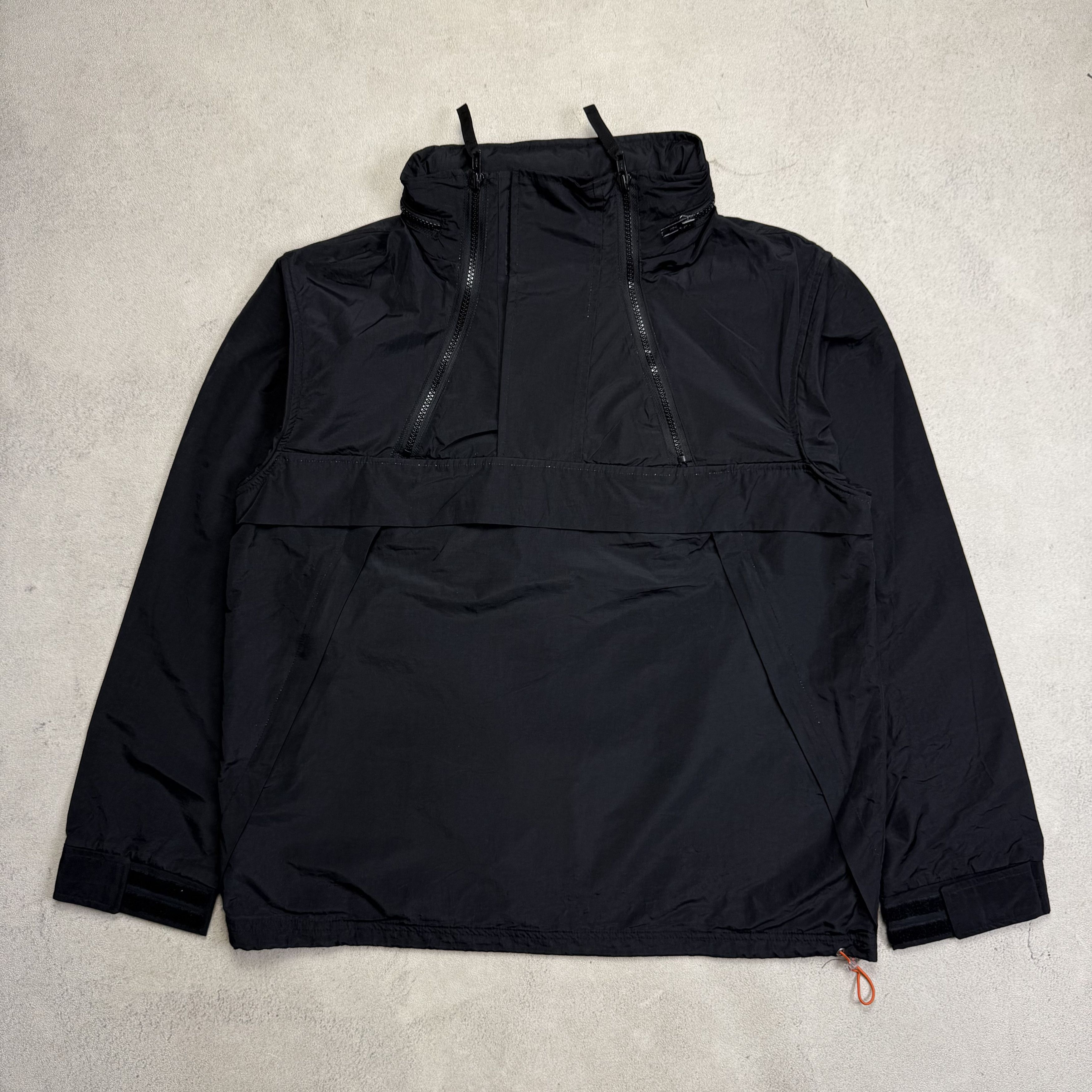 Japanese Brand Black Technical Utility Anorak Hooded Jacket Size US M / EU 48-50 / 2 - 3 Thumbnail