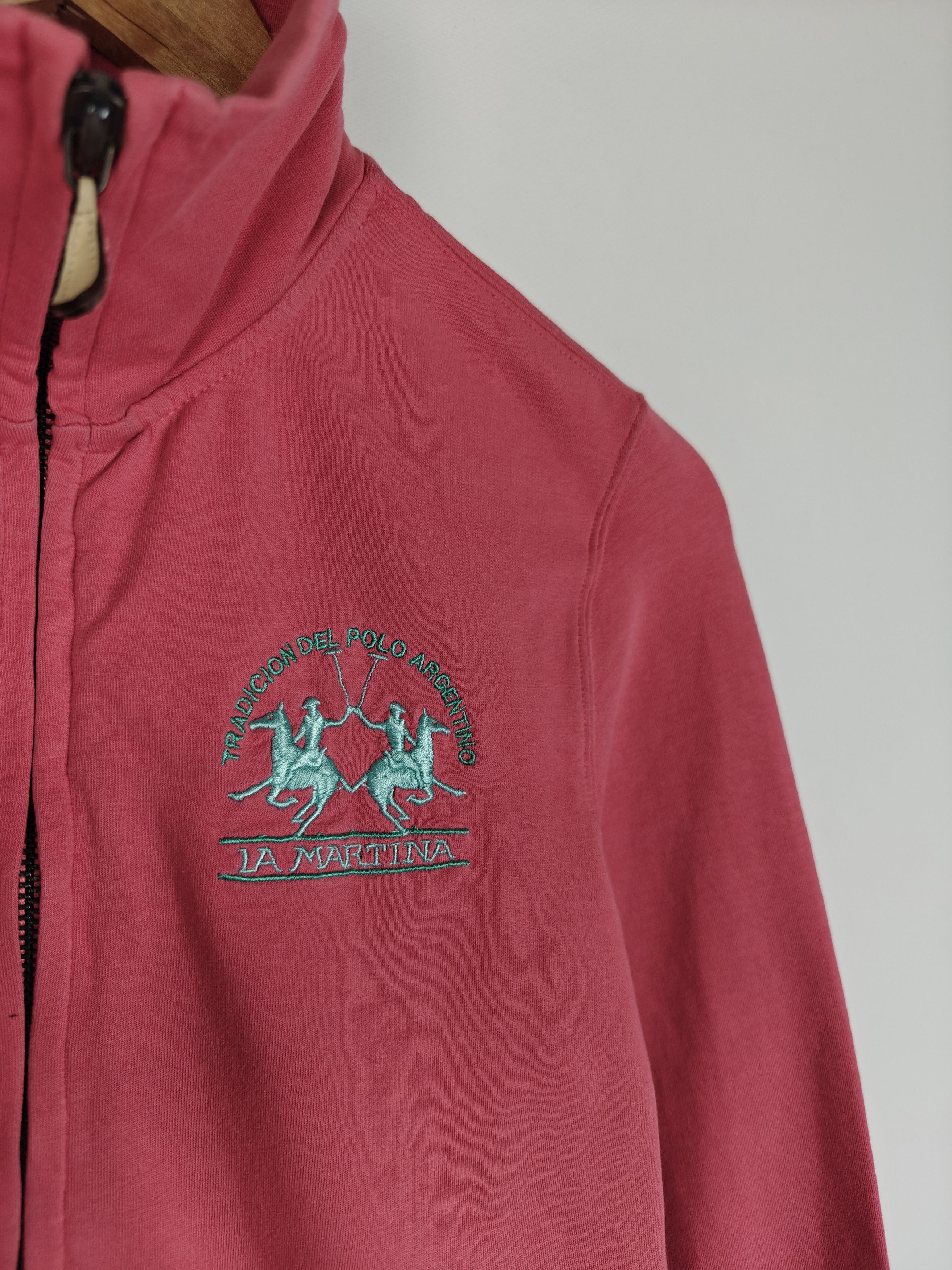 La Martina La Martina Track Top Jacket Zip Pink size M Size M / US 6-8 / IT 42-44 - 4 Thumbnail