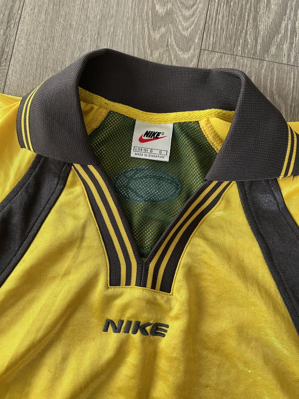 Nike × Vintage Vintage 90s Nike Polo Jersey Shirt Size US M / EU 48-50 / 2 - 3 Thumbnail