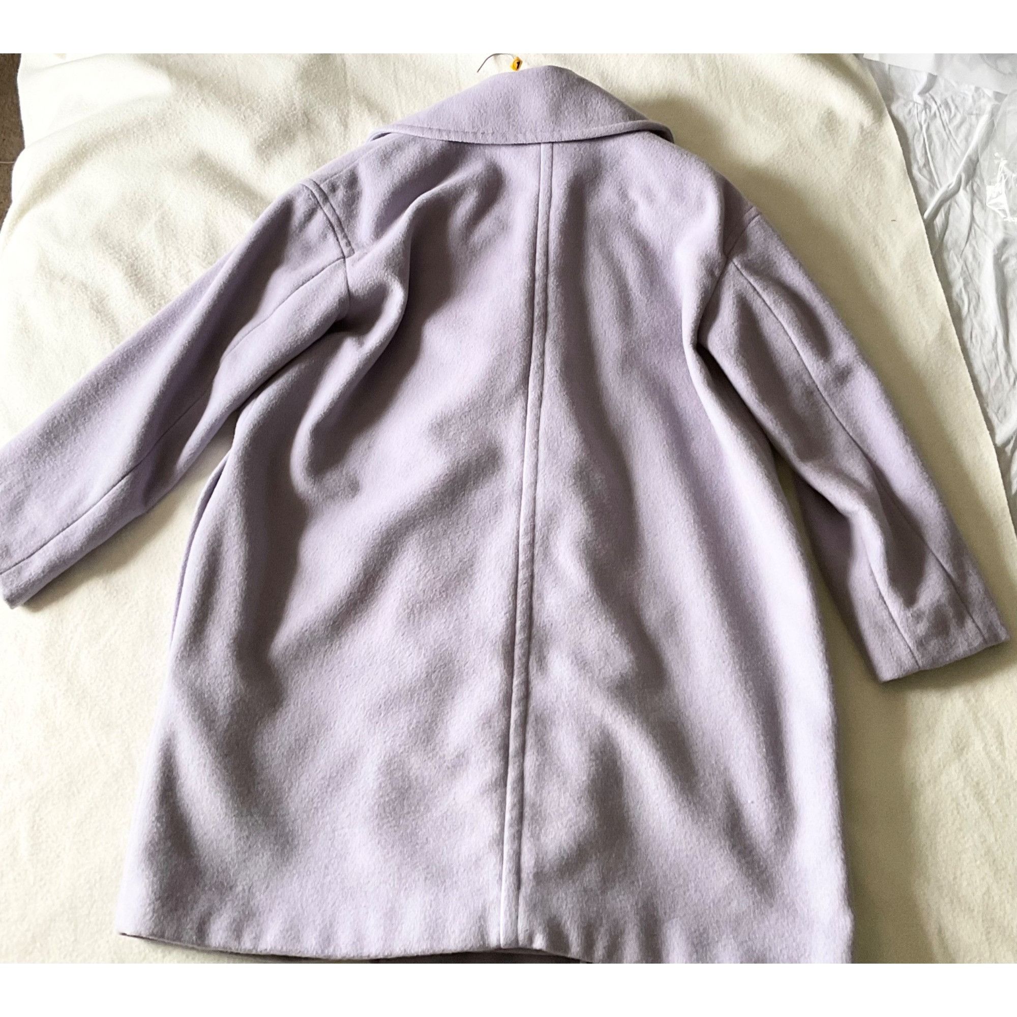 Worthington WORTHINGTON purple women wool coat mid length XL bust48in US Size XL / US 12-14 / IT 48-50 - 2 Thumbnail