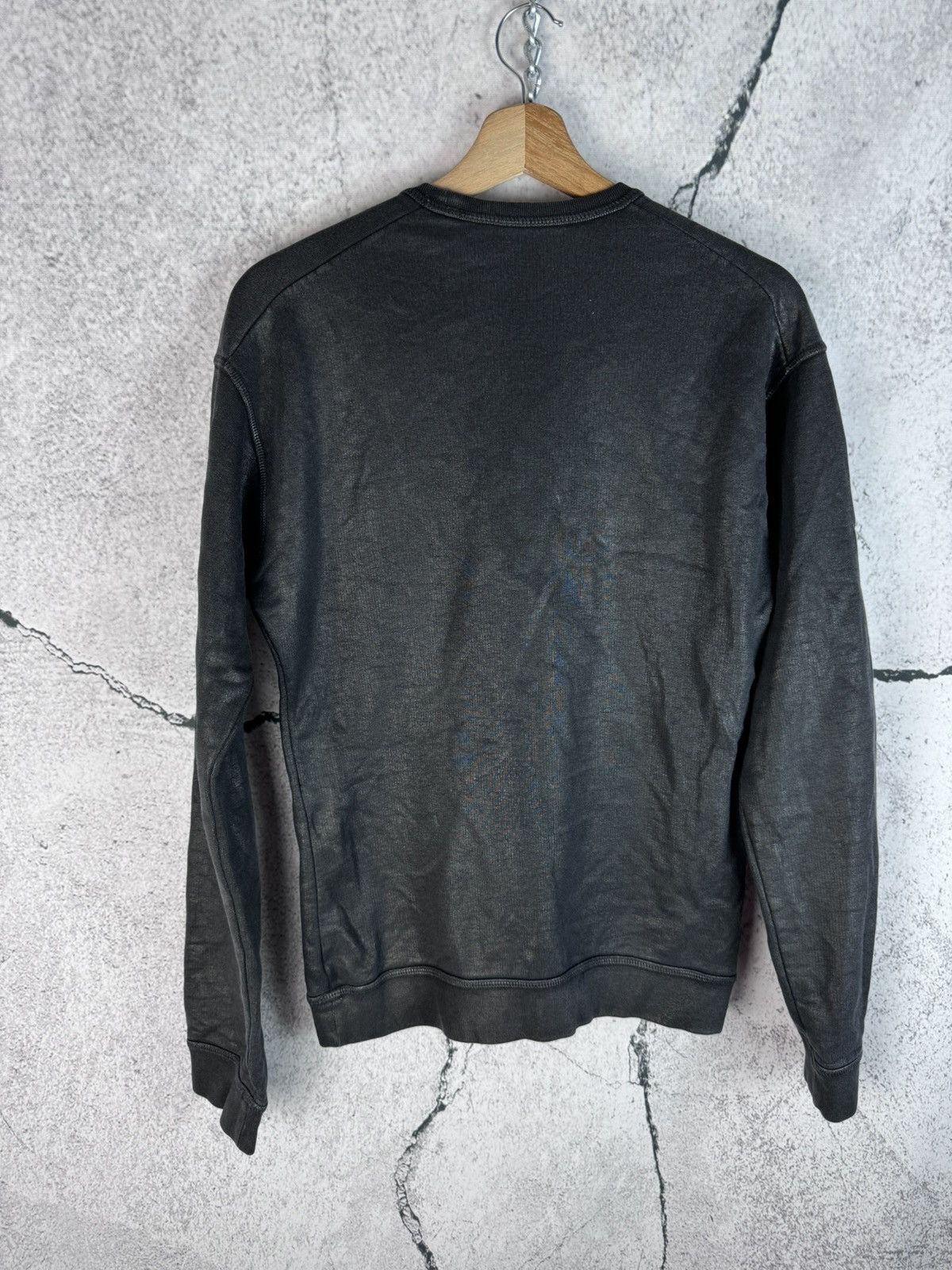 Dsquared2 DSQUARED2 Black Waxed Cell Block Sweatshirt Size US M / EU 48-50 / 2 - 2 Thumbnail