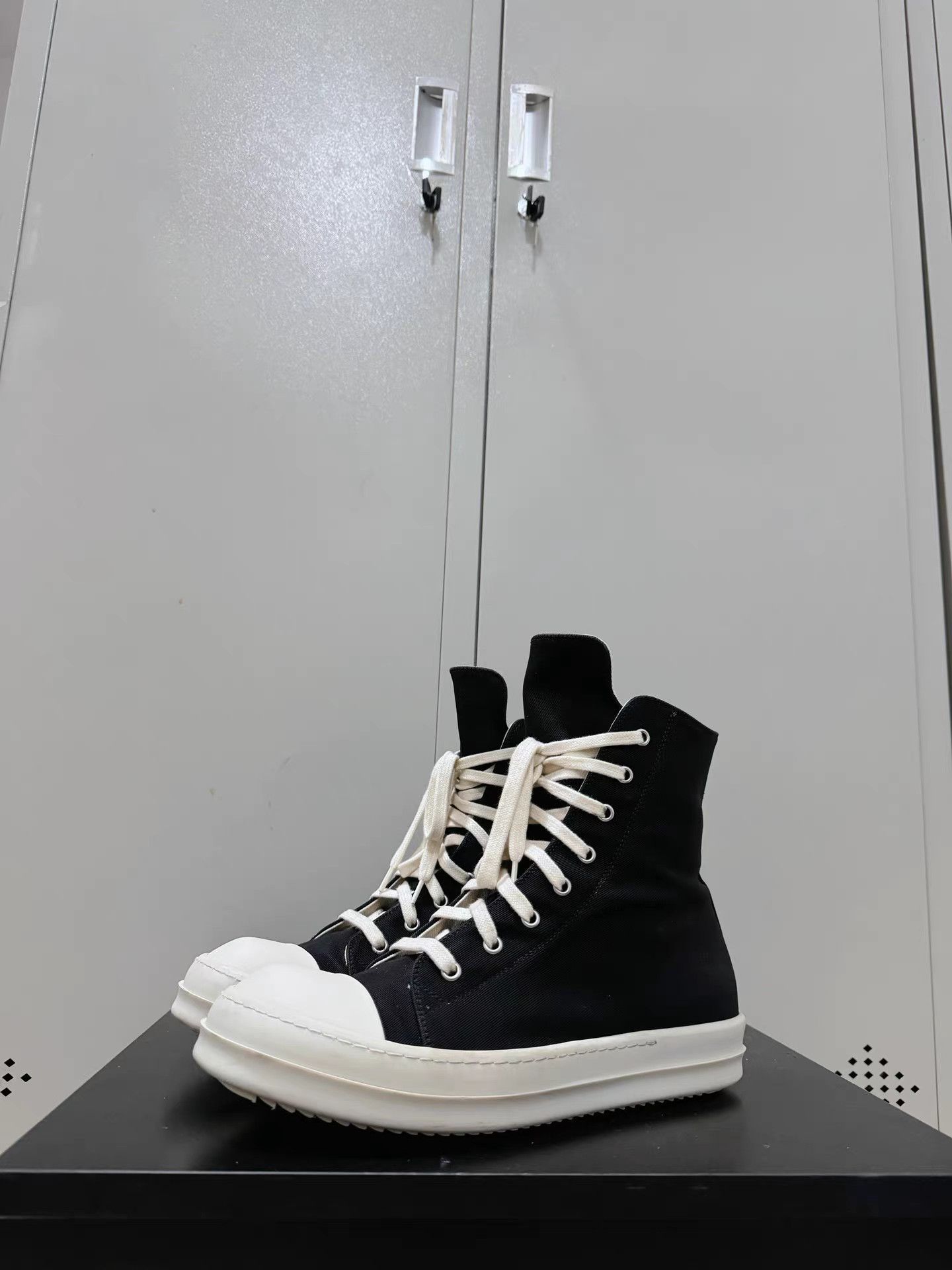 Rick Owens Drkshdw Rick Owens Drkshdw Converse high-top sneakers Size US 8.5 / EU 41-42 - 1 Thumbnail
