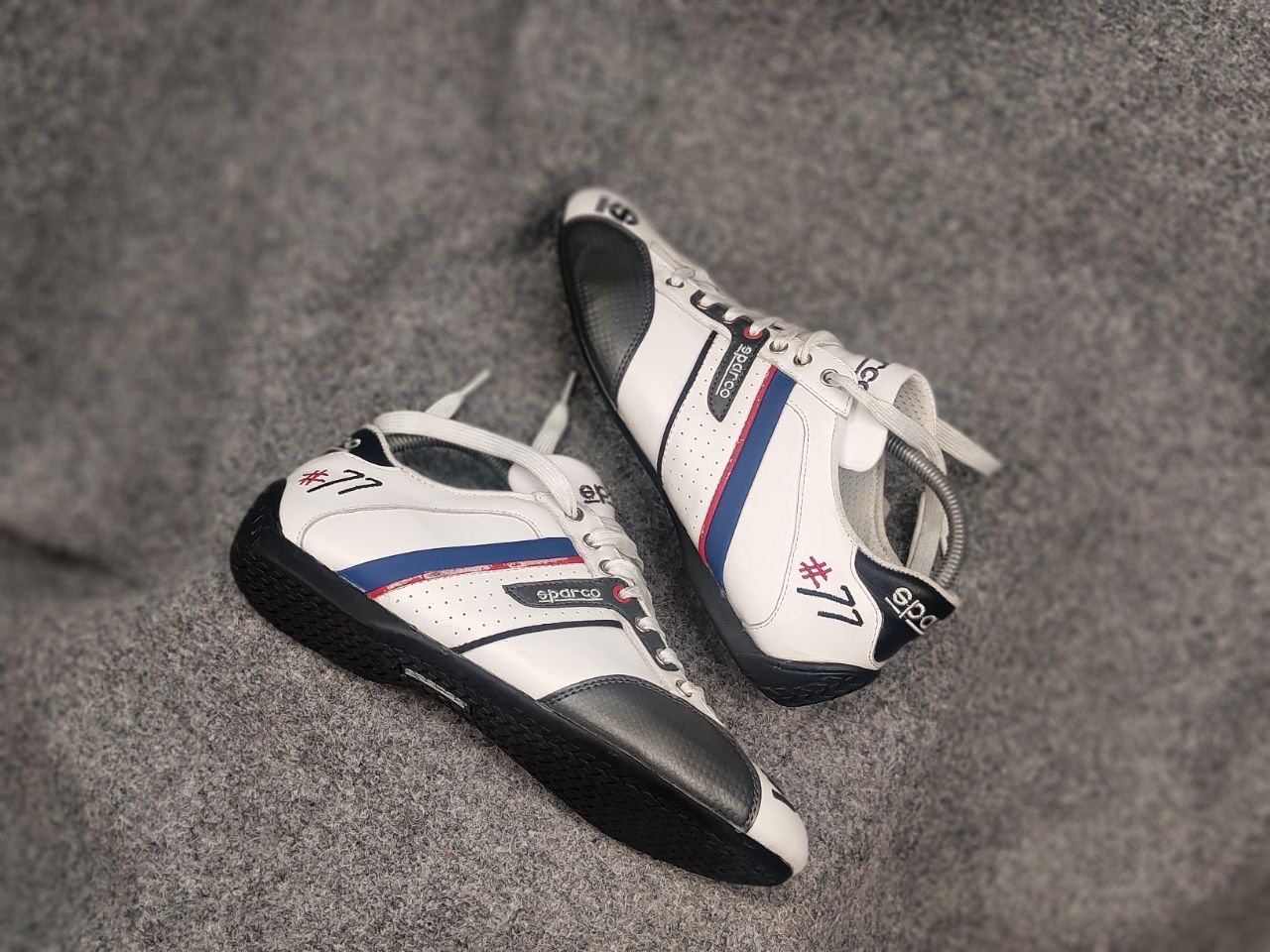 Other Vintage Sparco Racing Logo Time 77 Sneakers Y2K Style Size US 8.5 / EU 41-42 - 2 Thumbnail