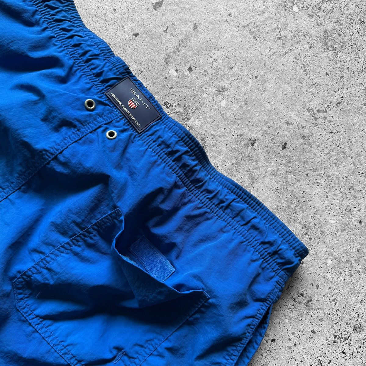 Gant Gant Mens Blue Swim Shorts Pockets Logo Size US 32 / EU 48 - 4 Thumbnail