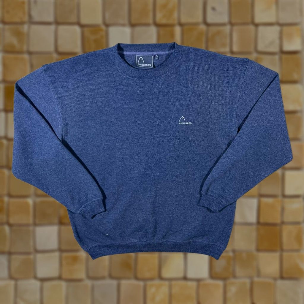 Vintage VINTAGE Head Blue Embroidered Mini Logo Crewneck Sweatshirt Small Mens Sweatshirt Logo 90s? Size US S / EU 44-46 / 1 - 1 Thumbnail