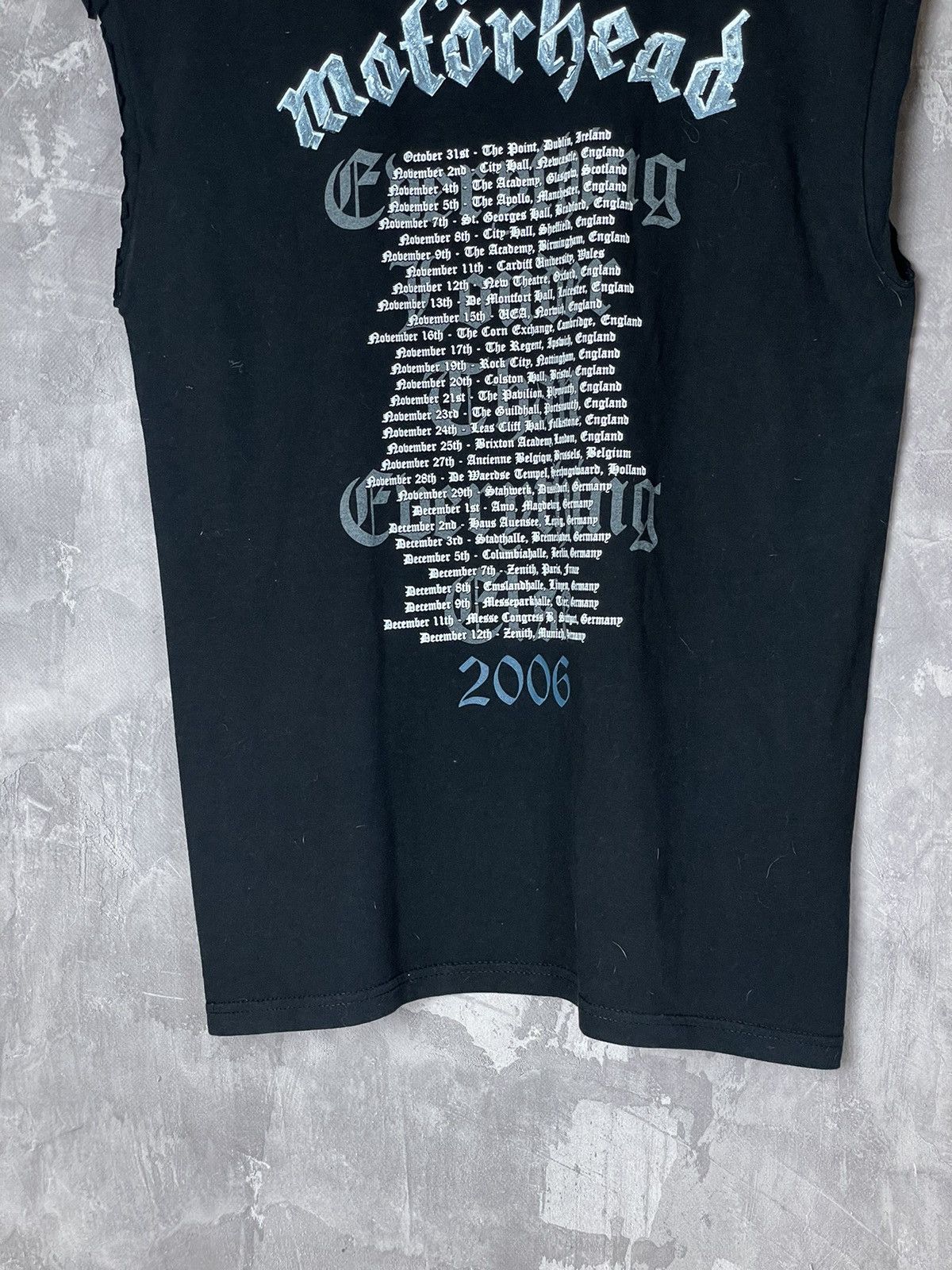 Band Tees × Vintage Vintage Motorhead England Big Printed Skulls Rock 2006 Tee Size US M / EU 48-50 / 2 - 14 Thumbnail