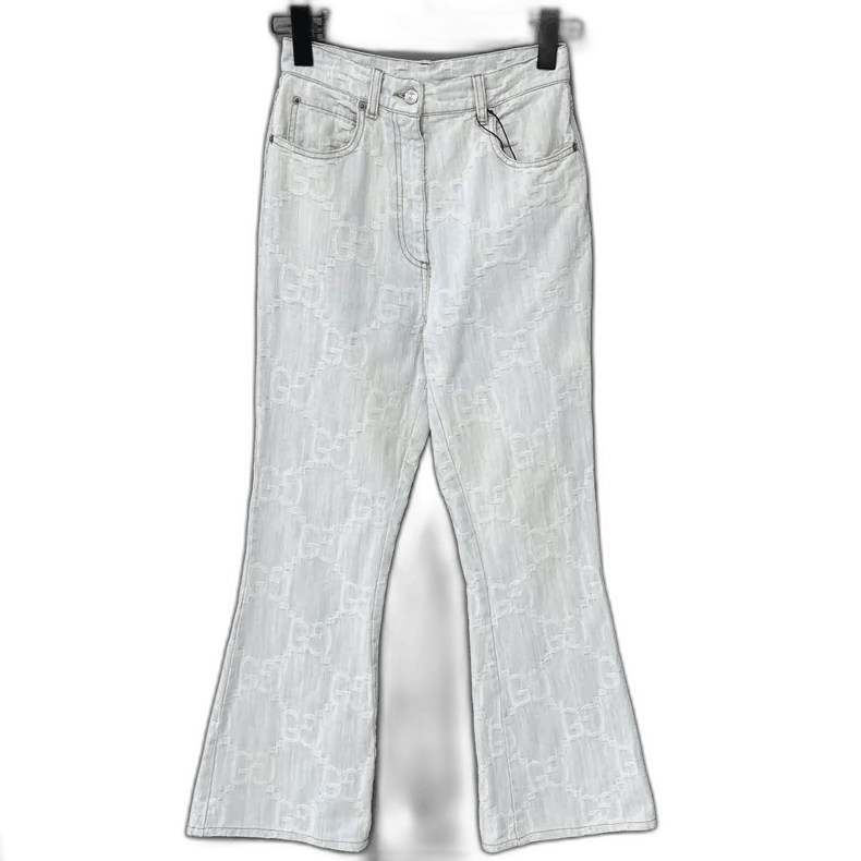 Gucci Light Blue Denim Pants by GUCCI Size 23" - 1 Thumbnail