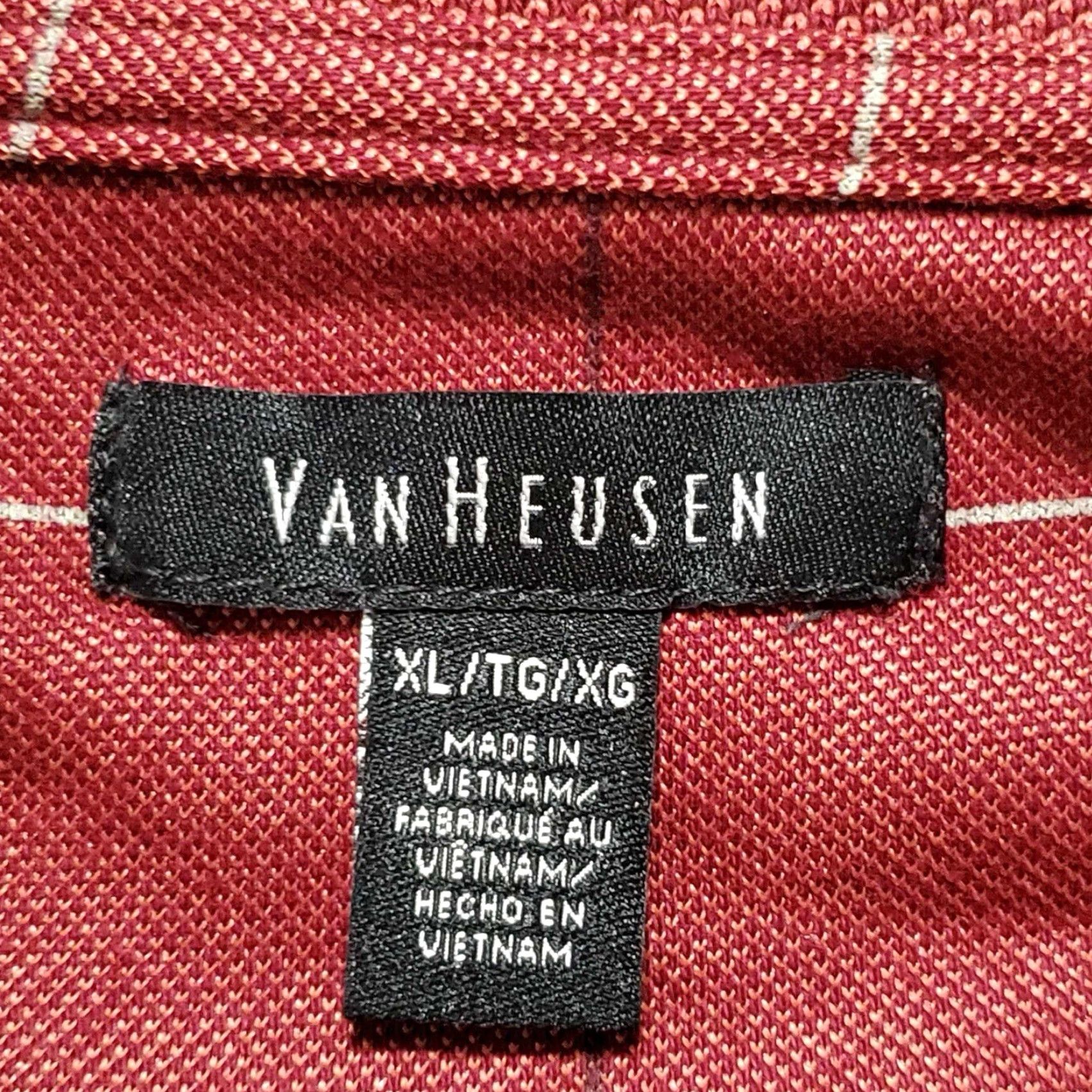 Van Heusen Van Heusen Shirt Mens XLT Red Short Sleeve Button Up NWT Size US XL / EU 56 / 4 - 3 Thumbnail