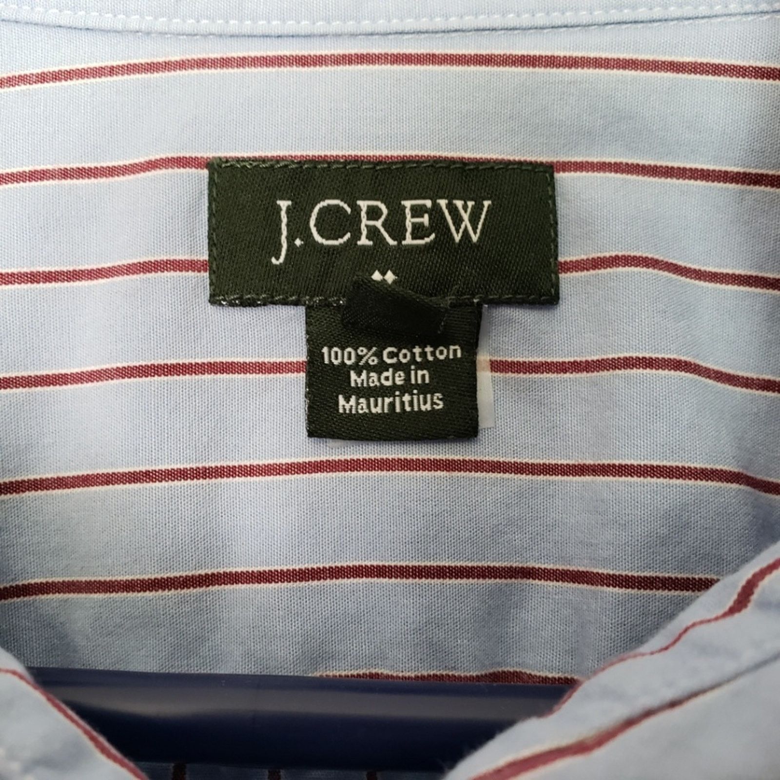 Other J Crew Blue Striped Button Casual Dress Shirt XL Size US XL / EU 56 / 4 - 4 Thumbnail