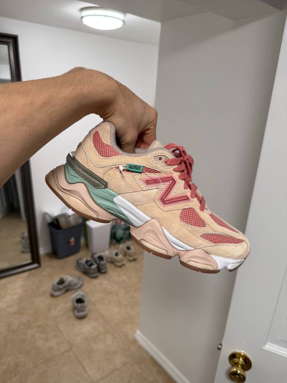 Joe Freshgoods × New Balance Joe Freshgoods x New Balance 9060 COOKIE PINK DS U9060JF1 Size US 6 / EU 39 - 7 Thumbnail