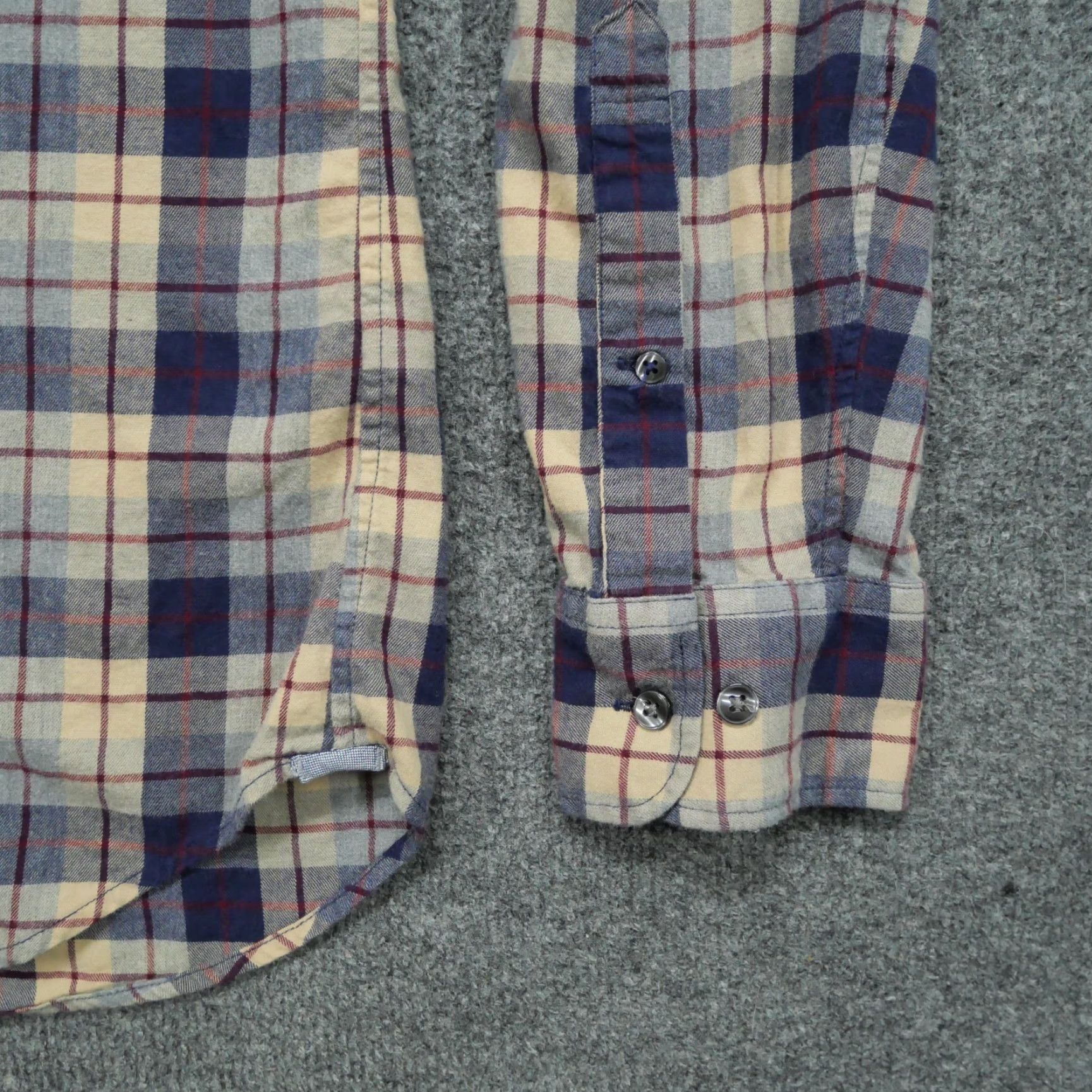 Bonobos Bonobos Shirt Mens L Blue Plaid Button-Up Slim Fit Lightweight Flannel Size US L / EU 52-54 / 3 - 2 Thumbnail